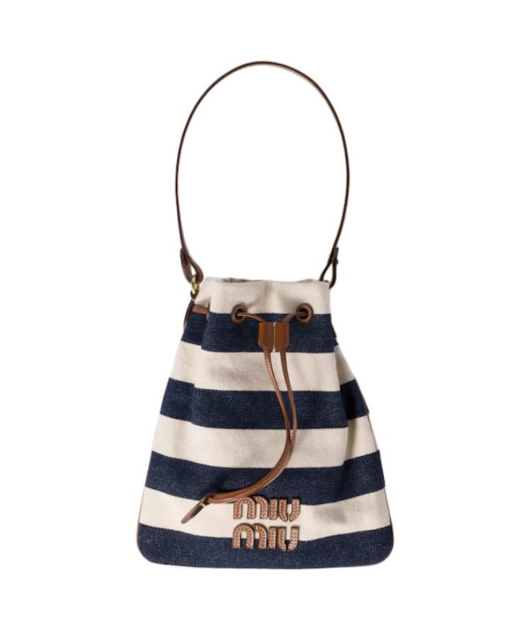 MIU MIU Мульти хлопковая сумка через плечо, фото 1