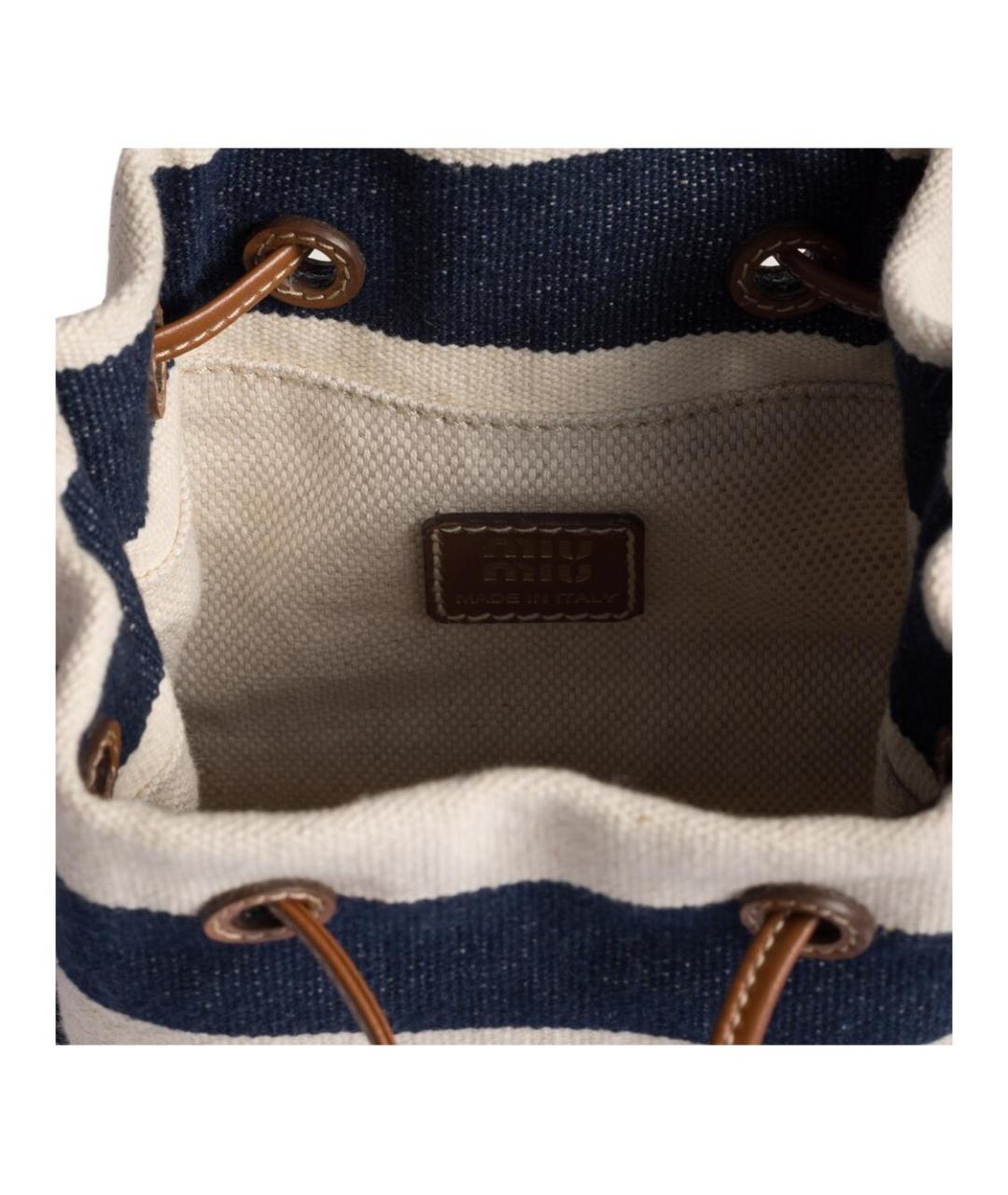 MIU MIU Мульти хлопковая сумка через плечо, фото 3