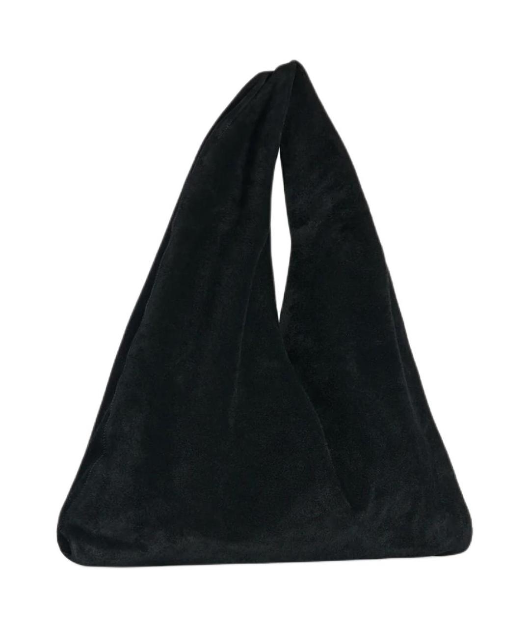 THE ROW Черная замшевая сумка через плечо, фото 2