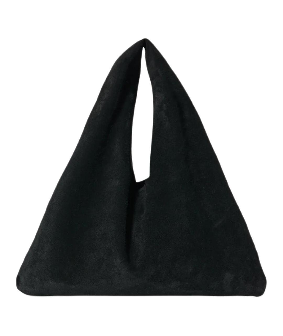THE ROW Черная замшевая сумка через плечо, фото 1