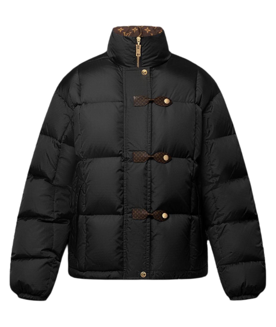 LOUIS VUITTON Черный полиамидовый пуховик, фото 1