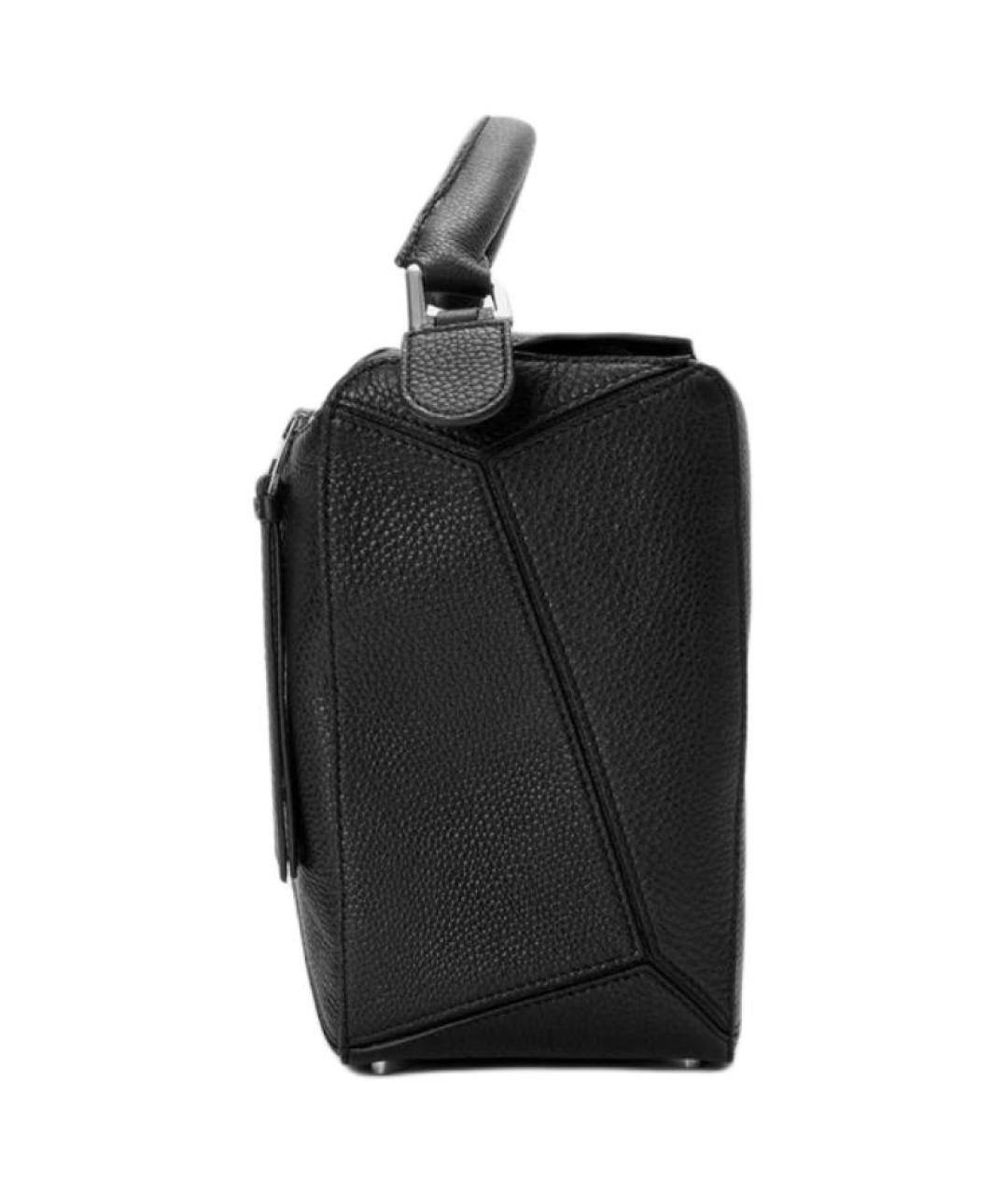 LOEWE Черная кожаная сумка на плечо, фото 2