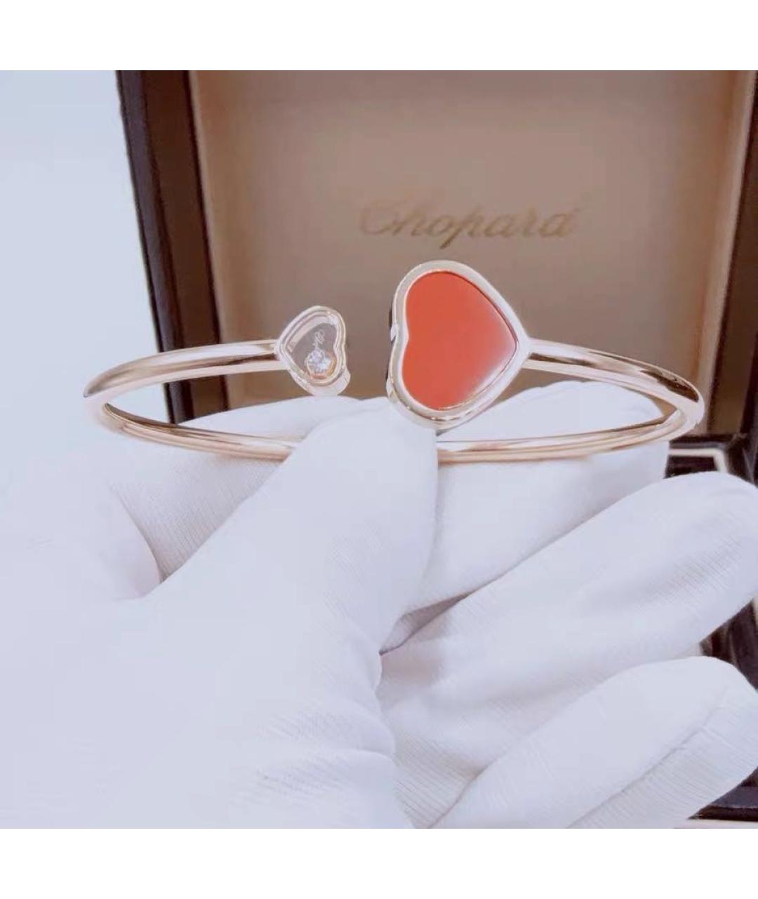 CHOPARD Красный браслет из розового золота, фото 3