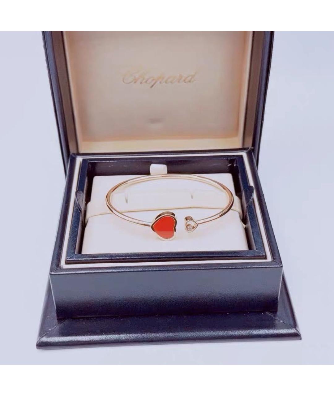 CHOPARD Красный браслет из розового золота, фото 2