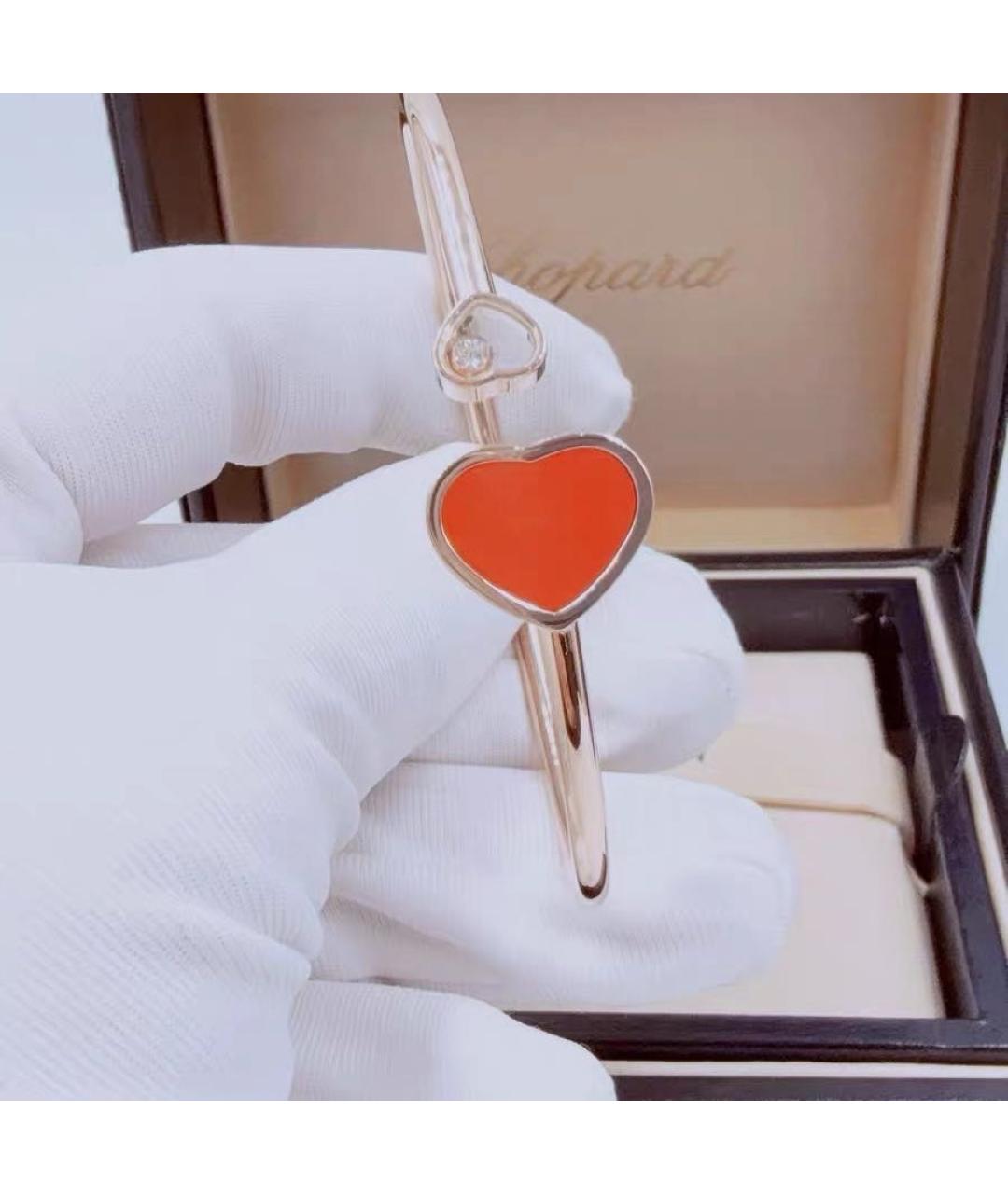 CHOPARD Красный браслет из розового золота, фото 4