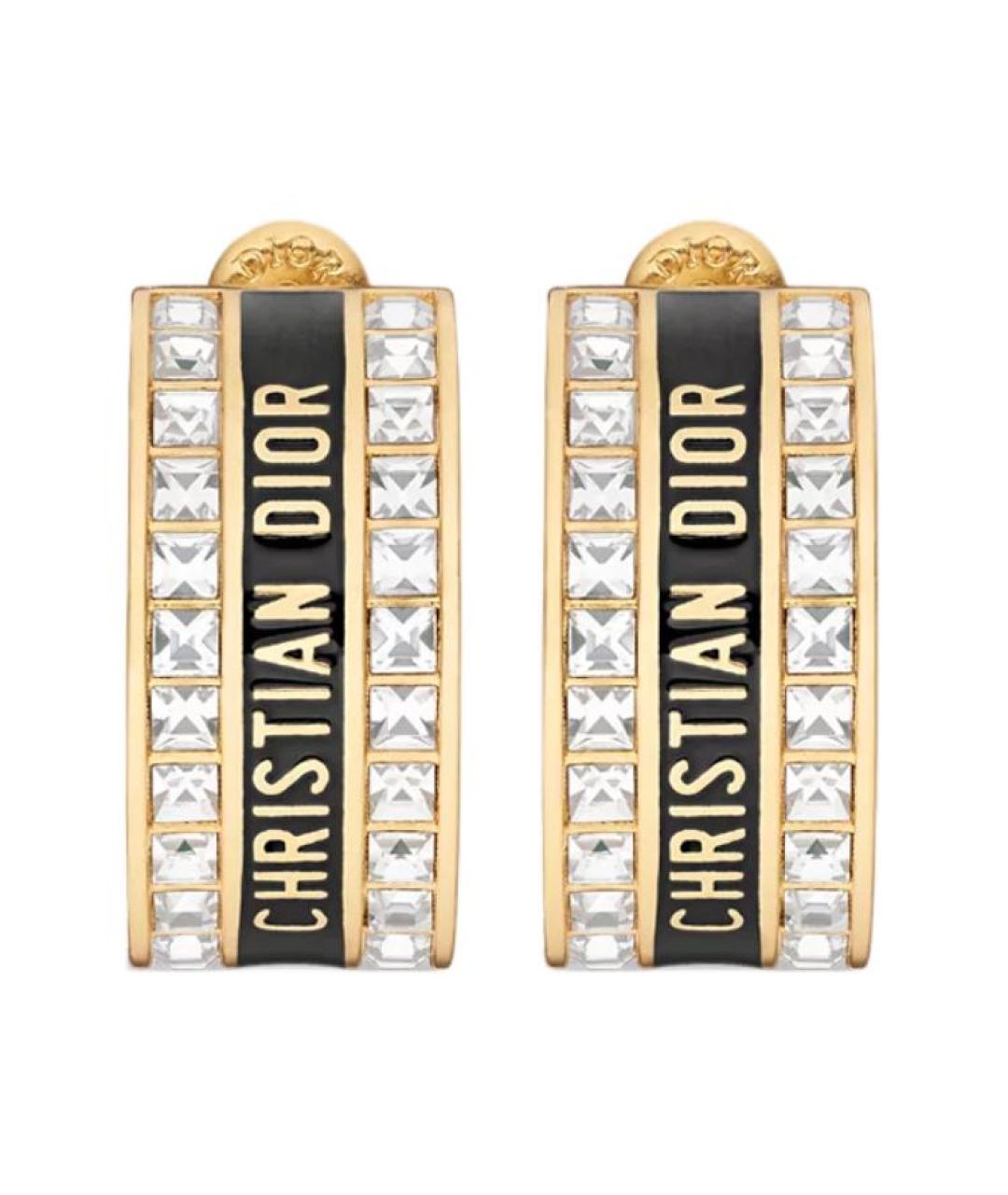 CHRISTIAN DIOR Золотые серьги, фото 1