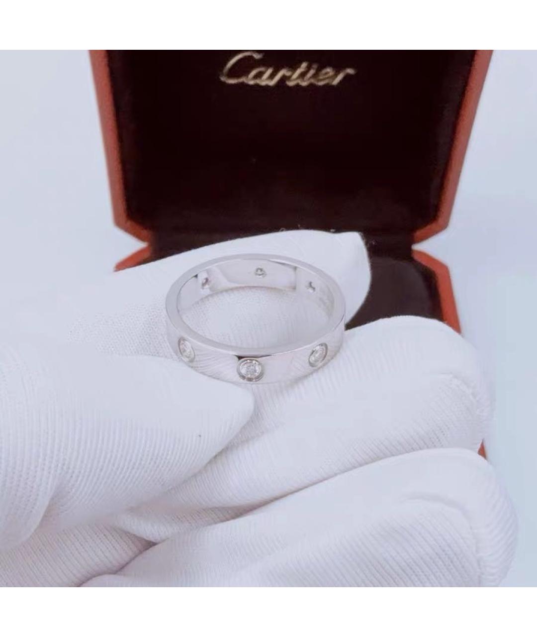 CARTIER Белое кольцо из белого золота, фото 7