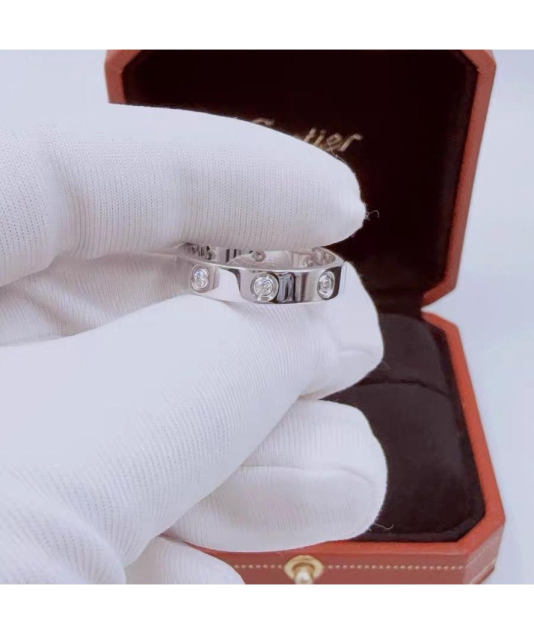 CARTIER Белое кольцо из белого золота, фото 3