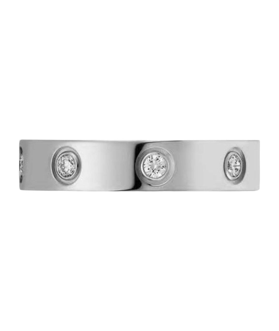 CARTIER Белое кольцо из белого золота, фото 1