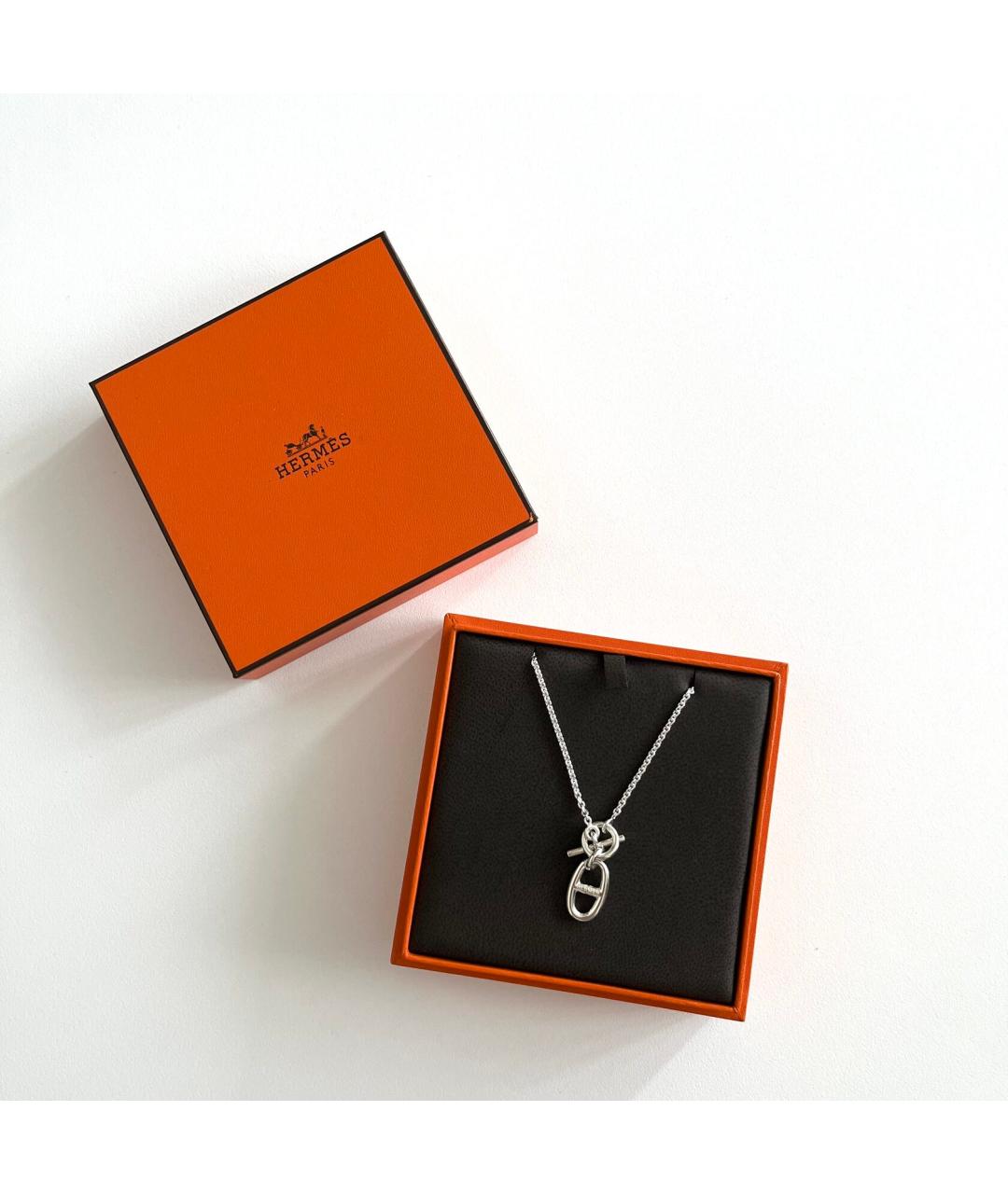 HERMES Серебряная серебряная подвеска, фото 3
