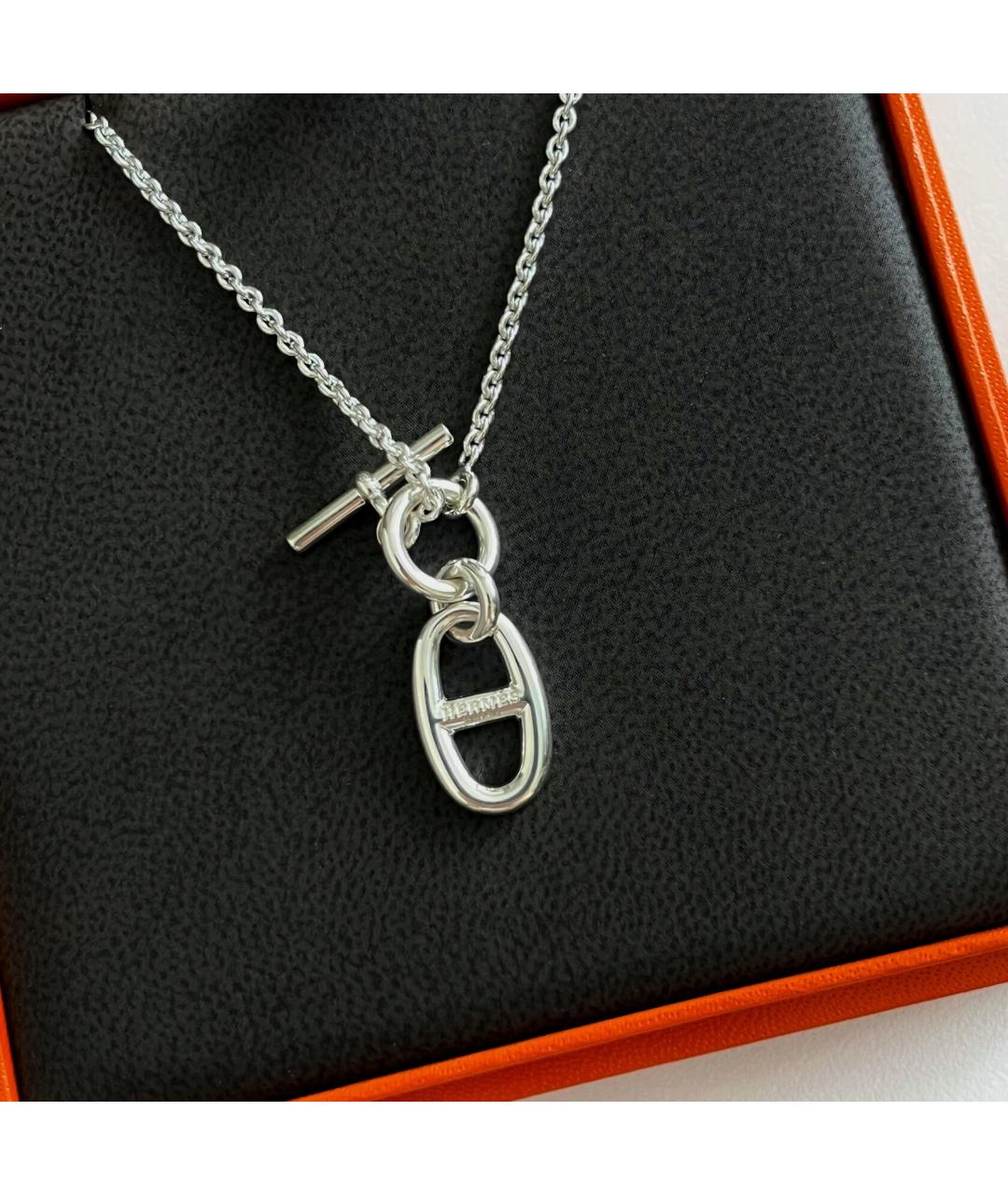 HERMES Серебряная серебряная подвеска, фото 5