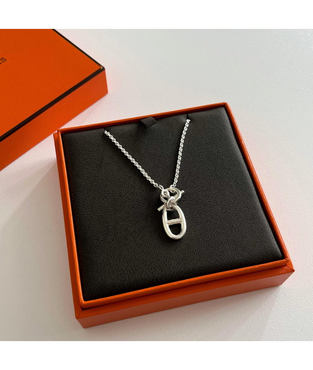 HERMES Серебряная серебряная подвеска, фото 4