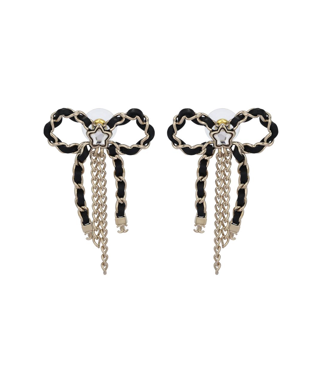 CHANEL Золотые серьги, фото 1