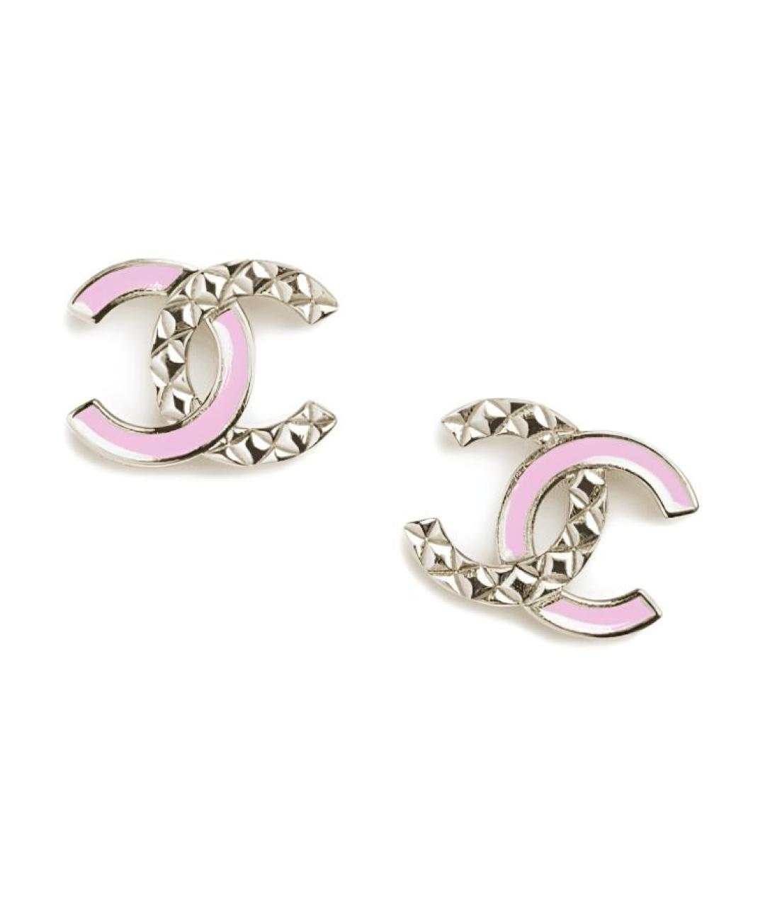 CHANEL Розовые серьги, фото 1