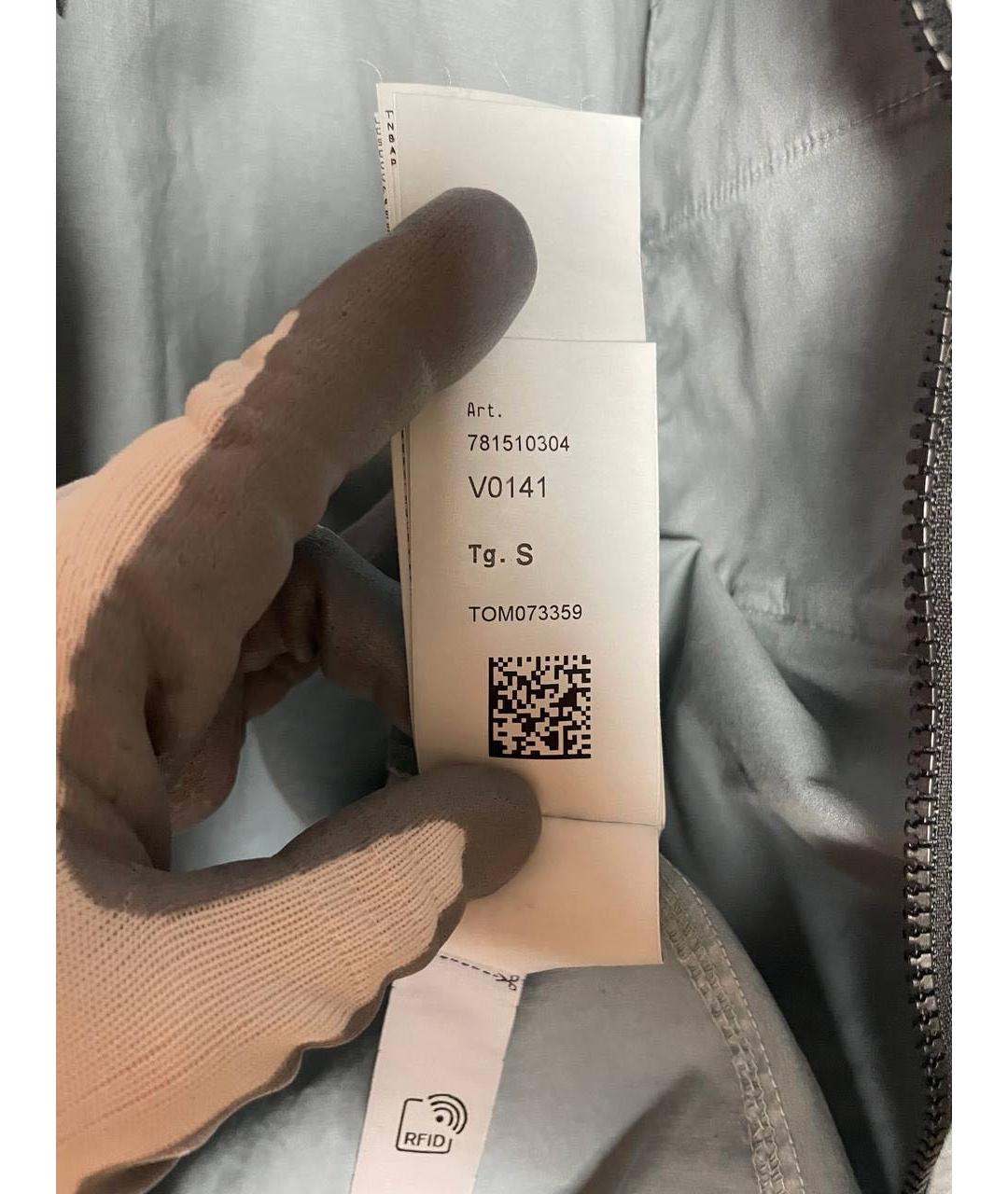 STONE ISLAND Голубая хлопковая куртка, фото 7