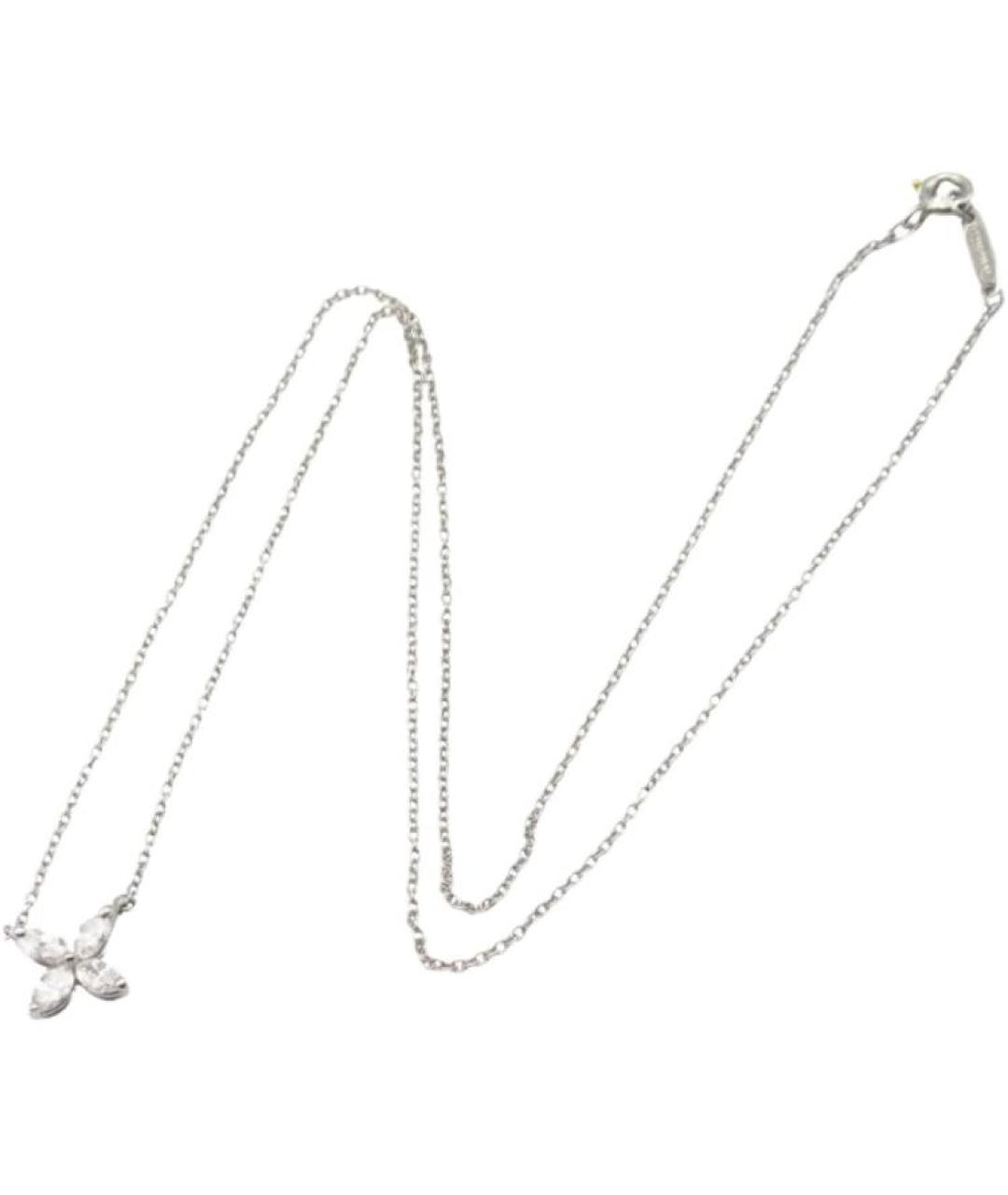 TIFFANY&CO Серебряная платиновая подвеска, фото 2