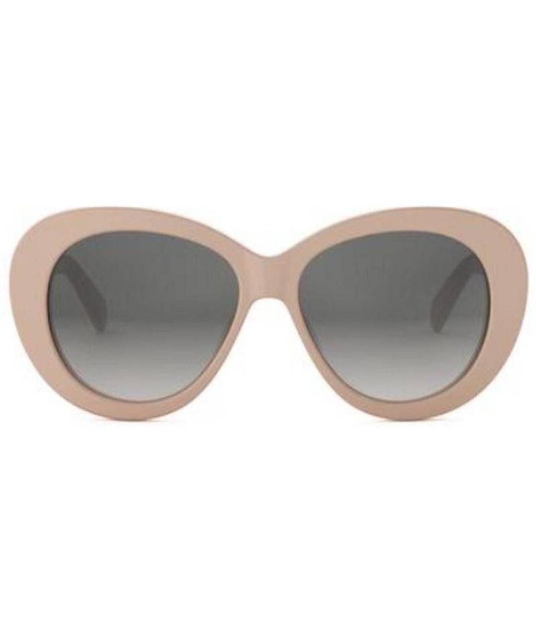 CELINE Розовые пластиковые солнцезащитные очки, фото 2