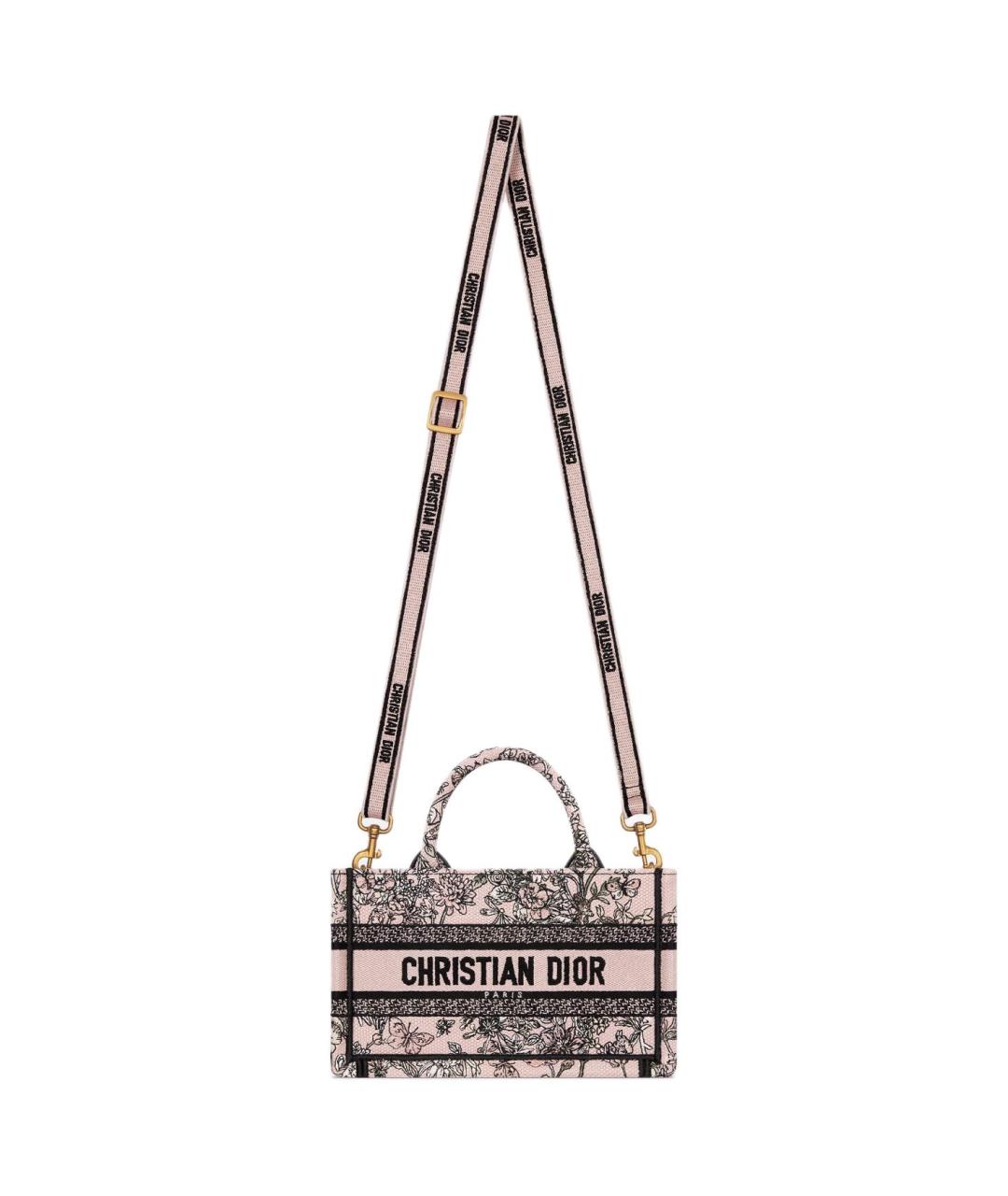 CHRISTIAN DIOR Розовая сумка через плечо, фото 4