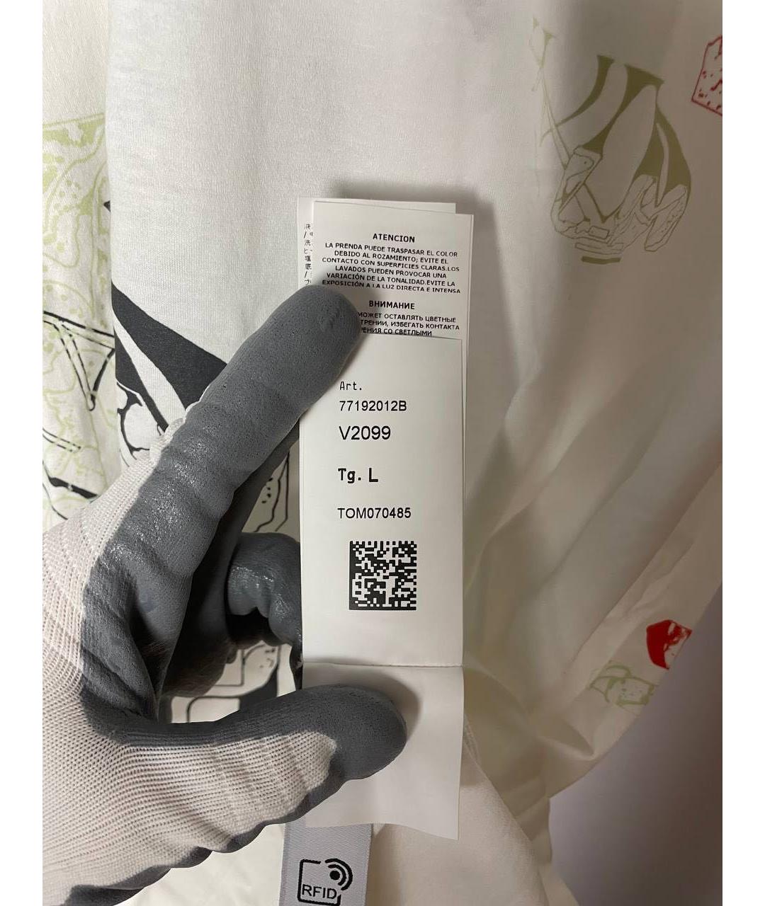 STONE ISLAND SHADOW PROJECT Белая хлопковая футболка, фото 6