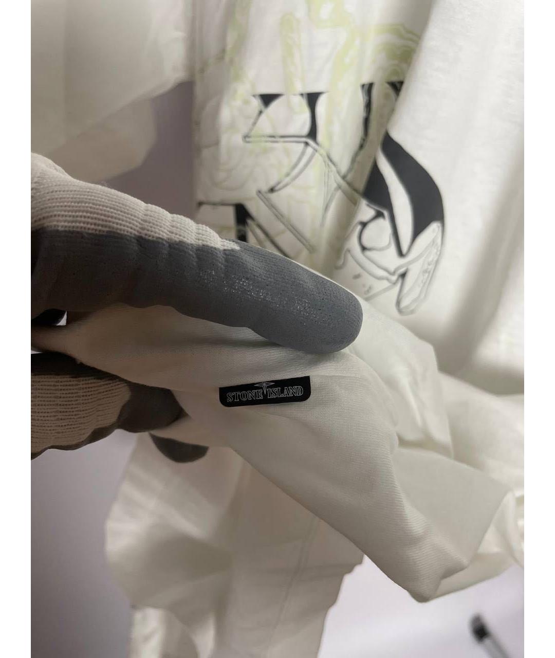 STONE ISLAND SHADOW PROJECT Белая хлопковая футболка, фото 5