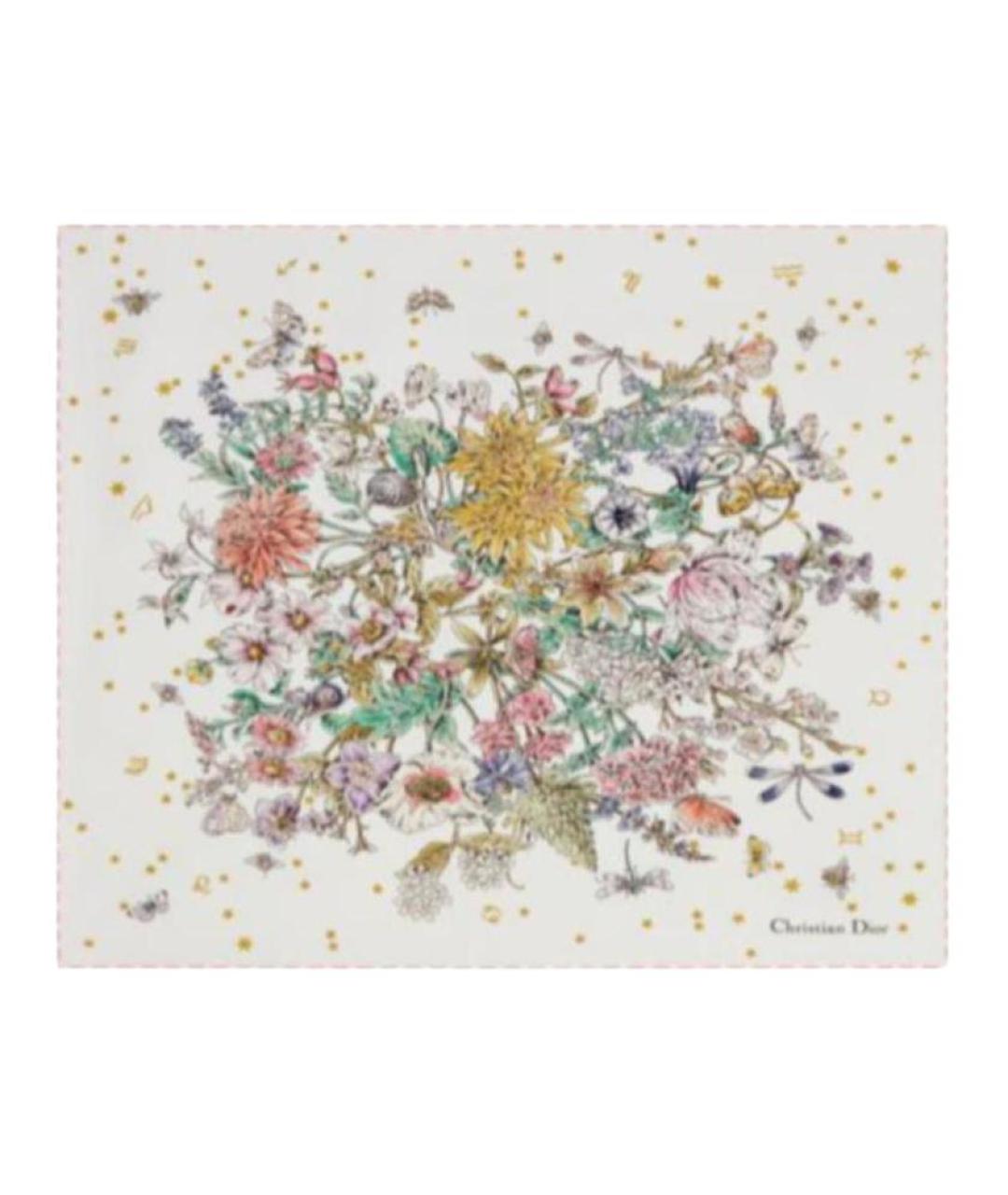 CHRISTIAN DIOR Мульти шелковый шарф, фото 1