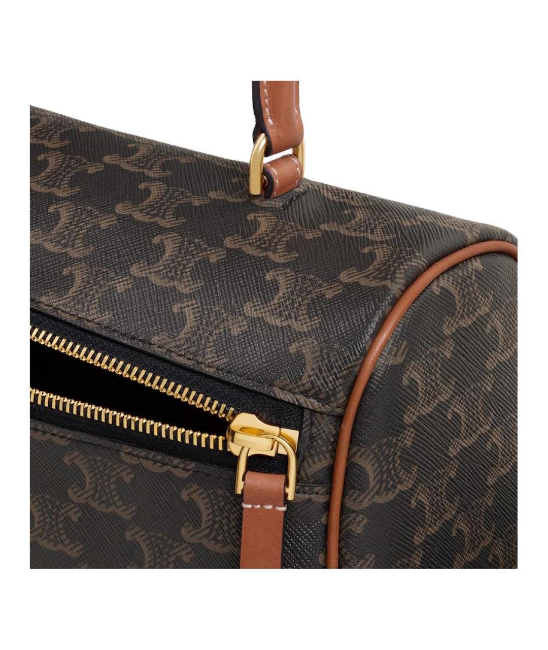 CELINE Коричневая сумка через плечо, фото 5