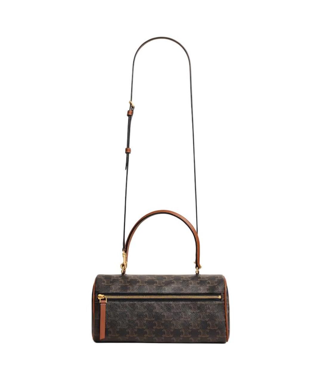 CELINE Коричневая сумка через плечо, фото 4