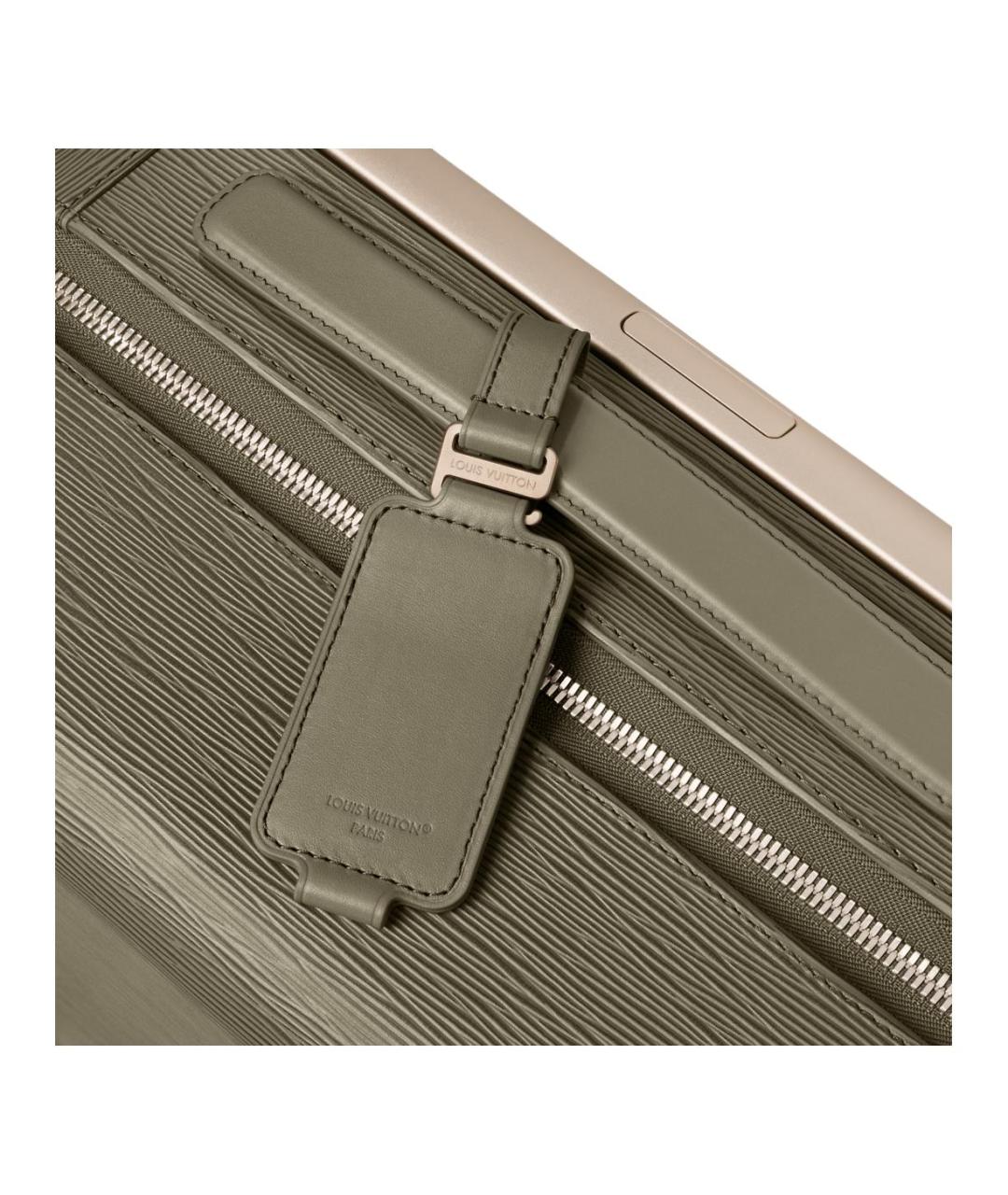LOUIS VUITTON Хаки чемодан, фото 6