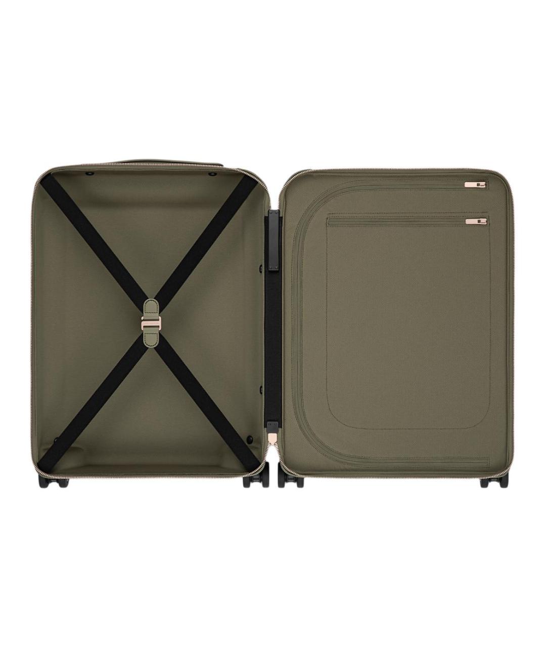 LOUIS VUITTON Хаки чемодан, фото 5