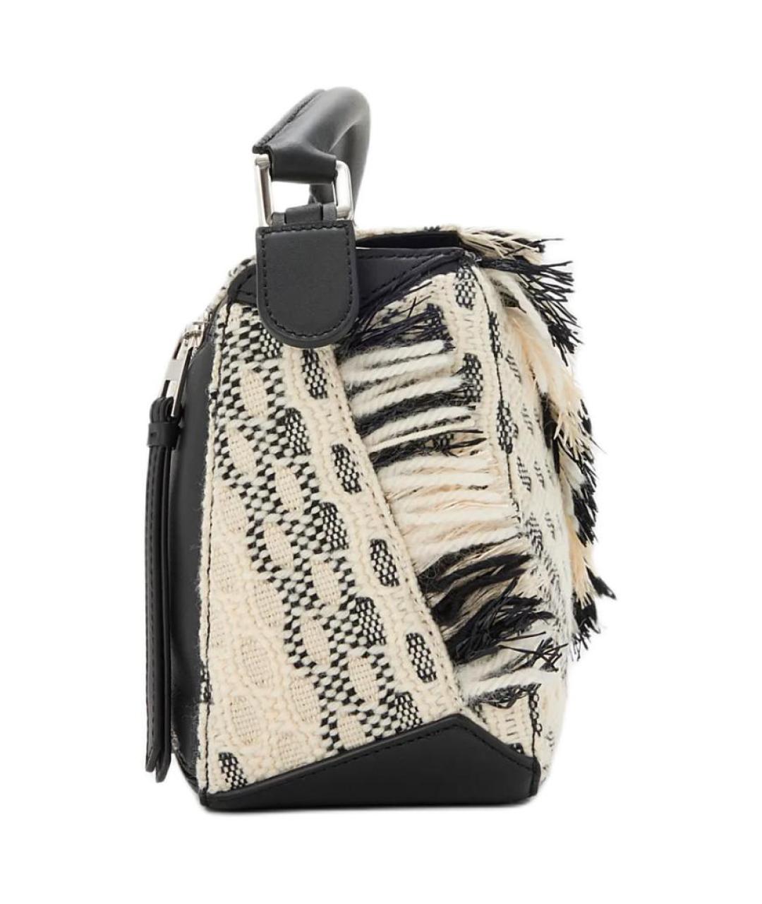 LOEWE Белая кожаная сумка через плечо, фото 5