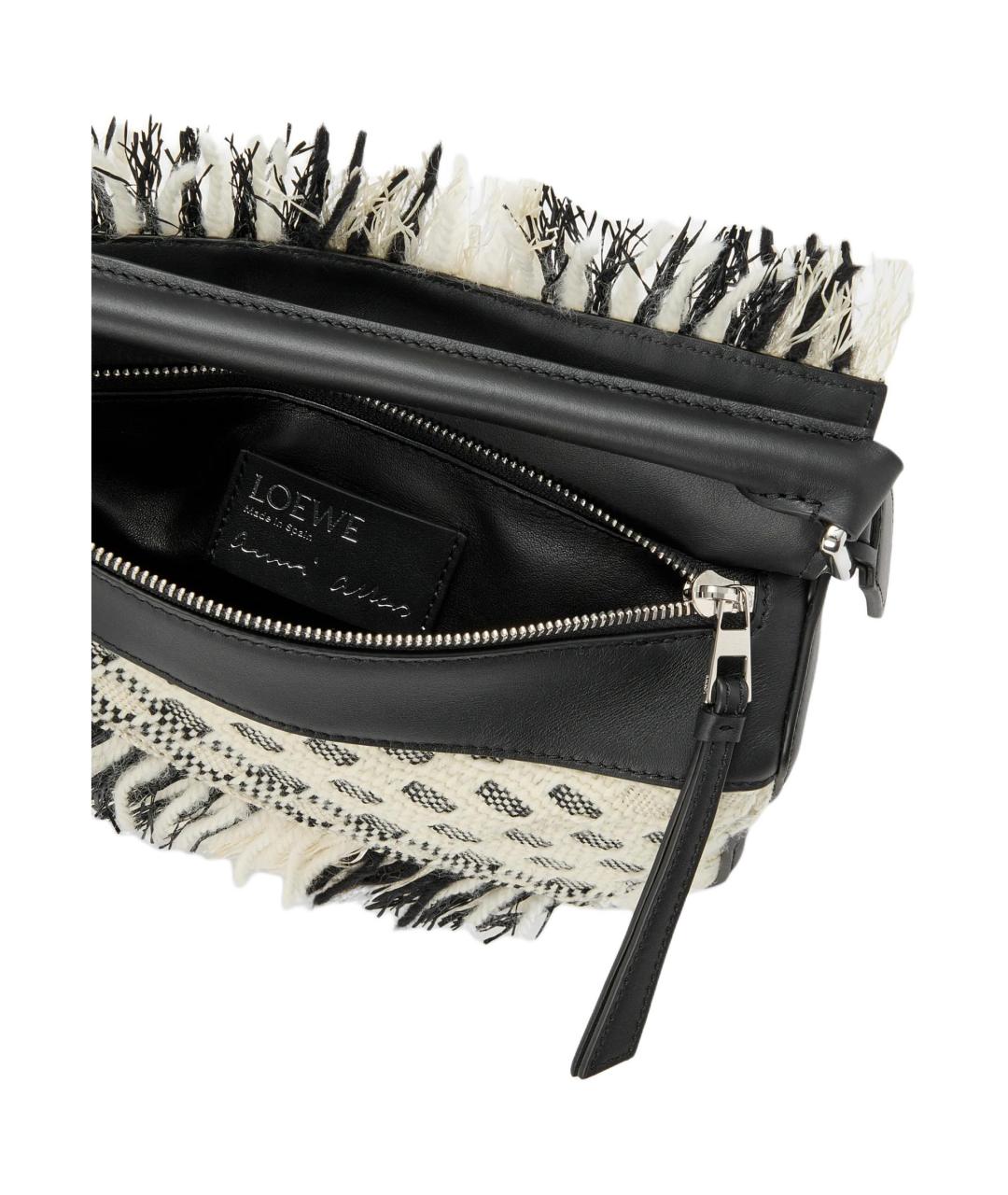 LOEWE Белая кожаная сумка через плечо, фото 7