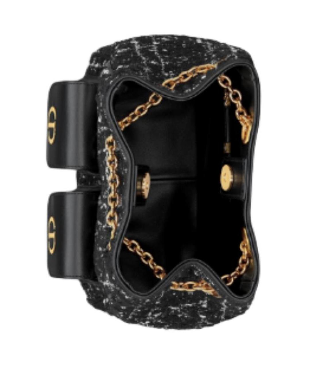 CHRISTIAN DIOR Черный хлопковый рюкзак, фото 4