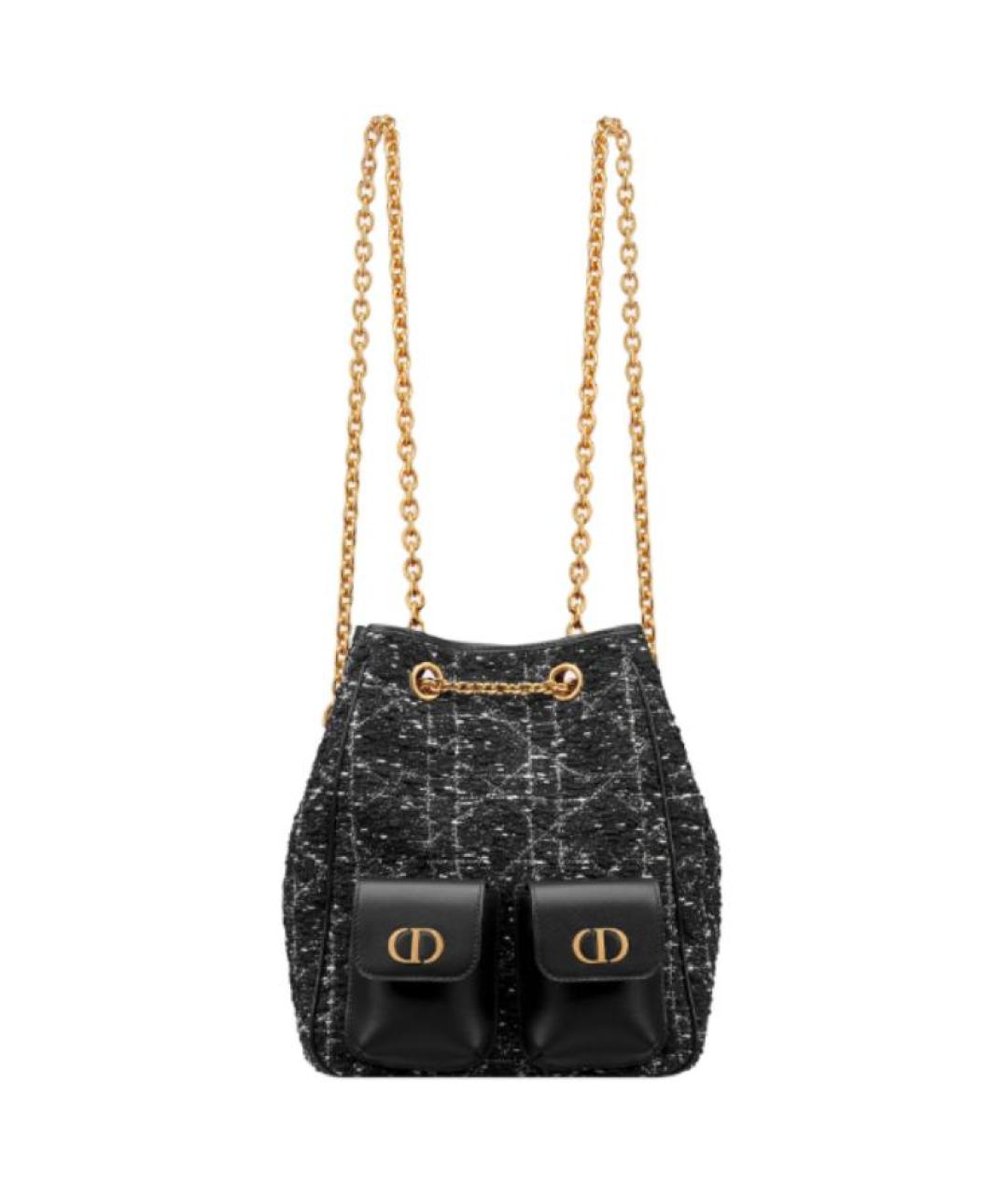 CHRISTIAN DIOR Черный хлопковый рюкзак, фото 1