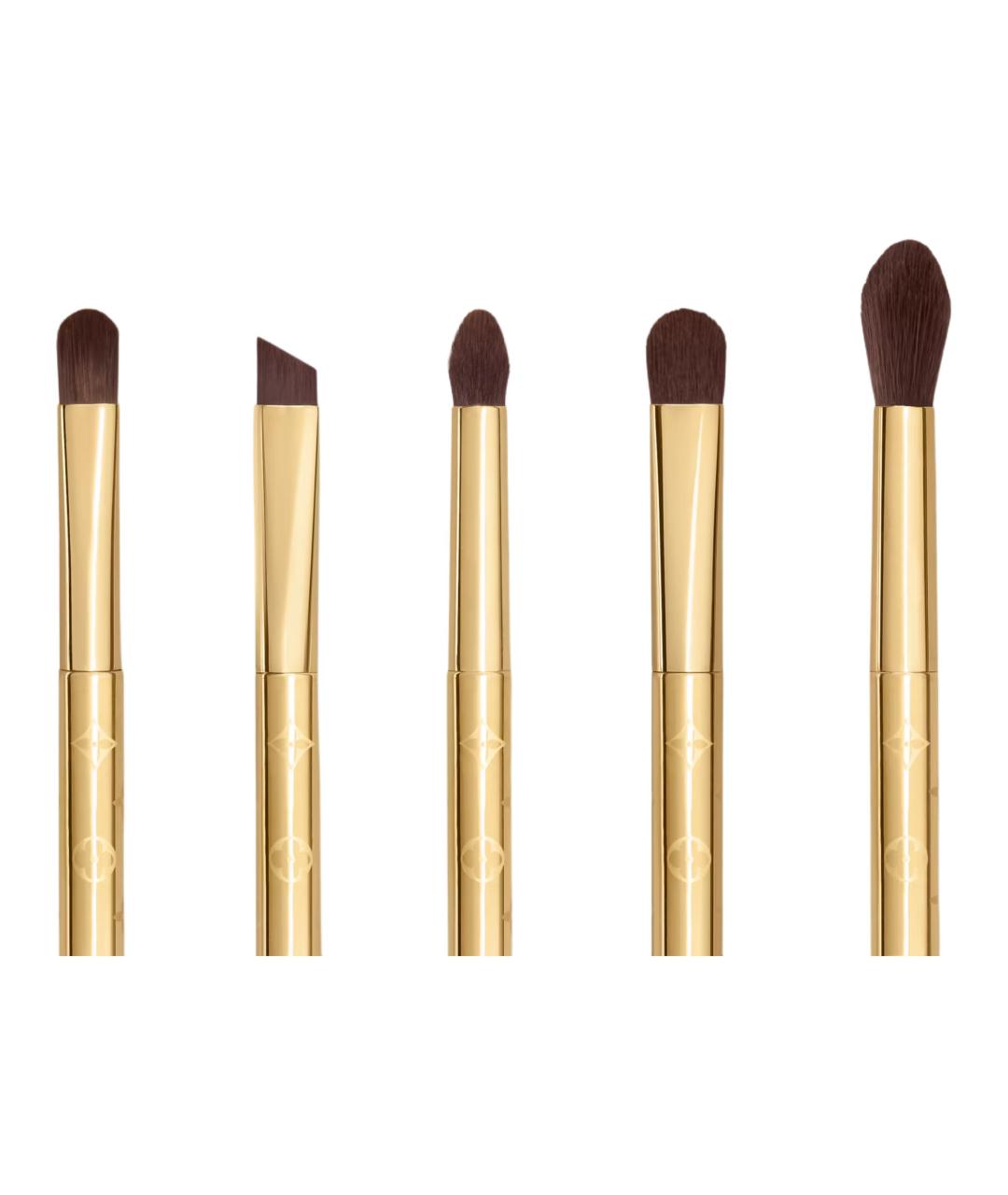 LOUIS VUITTON Коричневая кожаная косметичка, фото 4