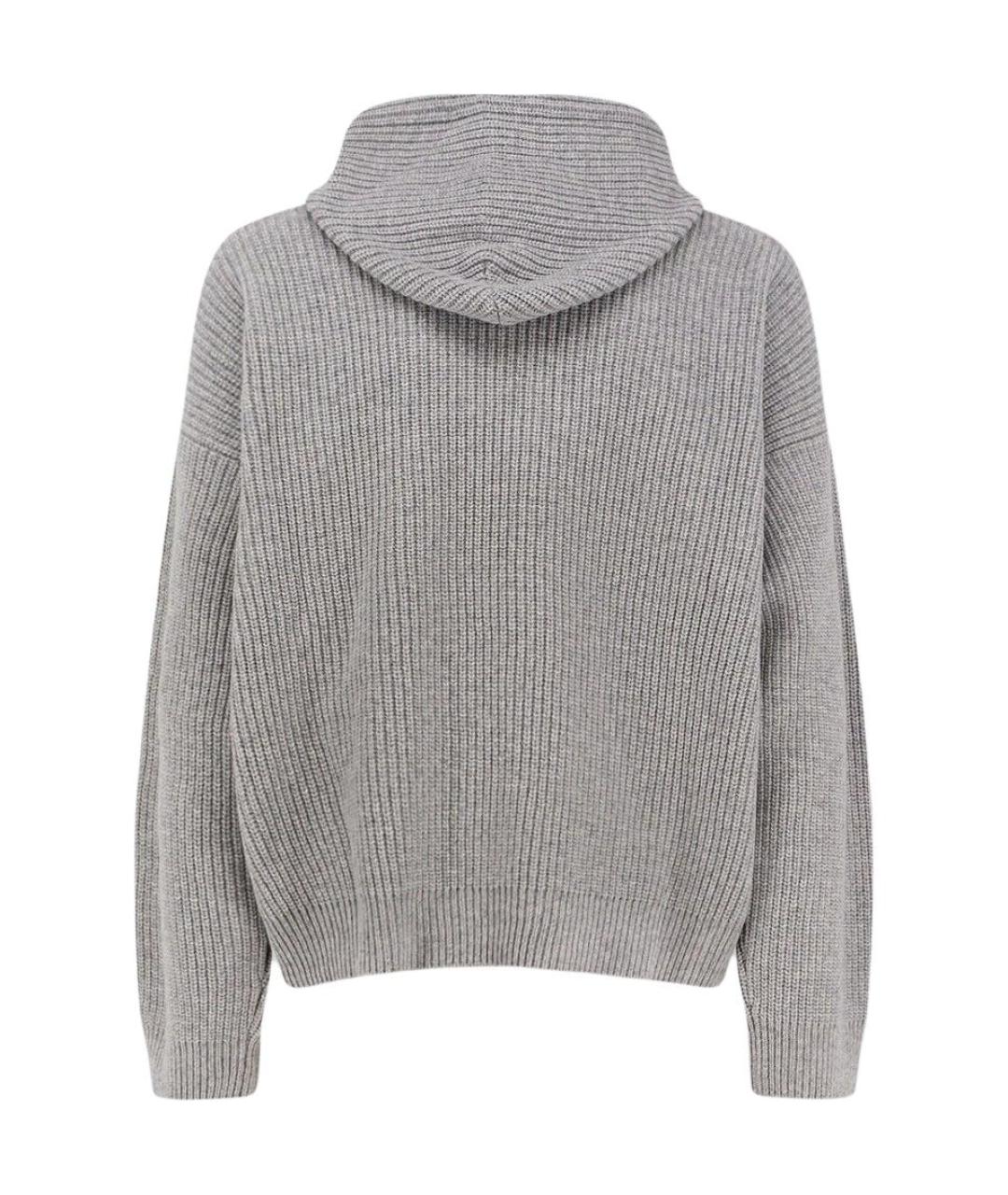 CELINE Серый шерстяной джемпер / свитер, фото 2