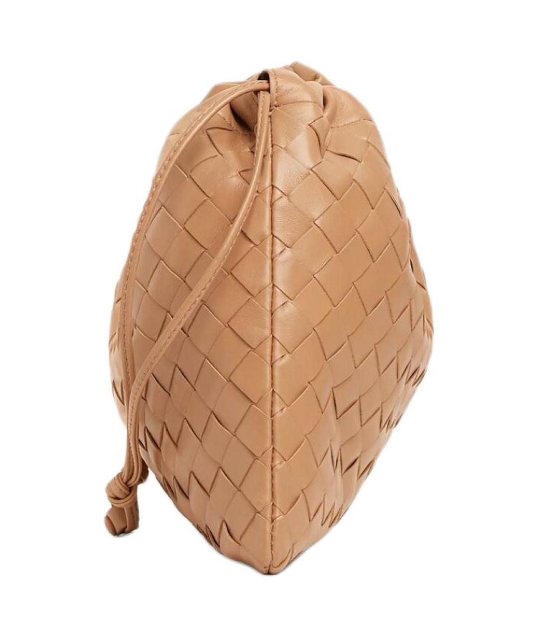 BOTTEGA VENETA Коричневая кожаная сумка через плечо, фото 2