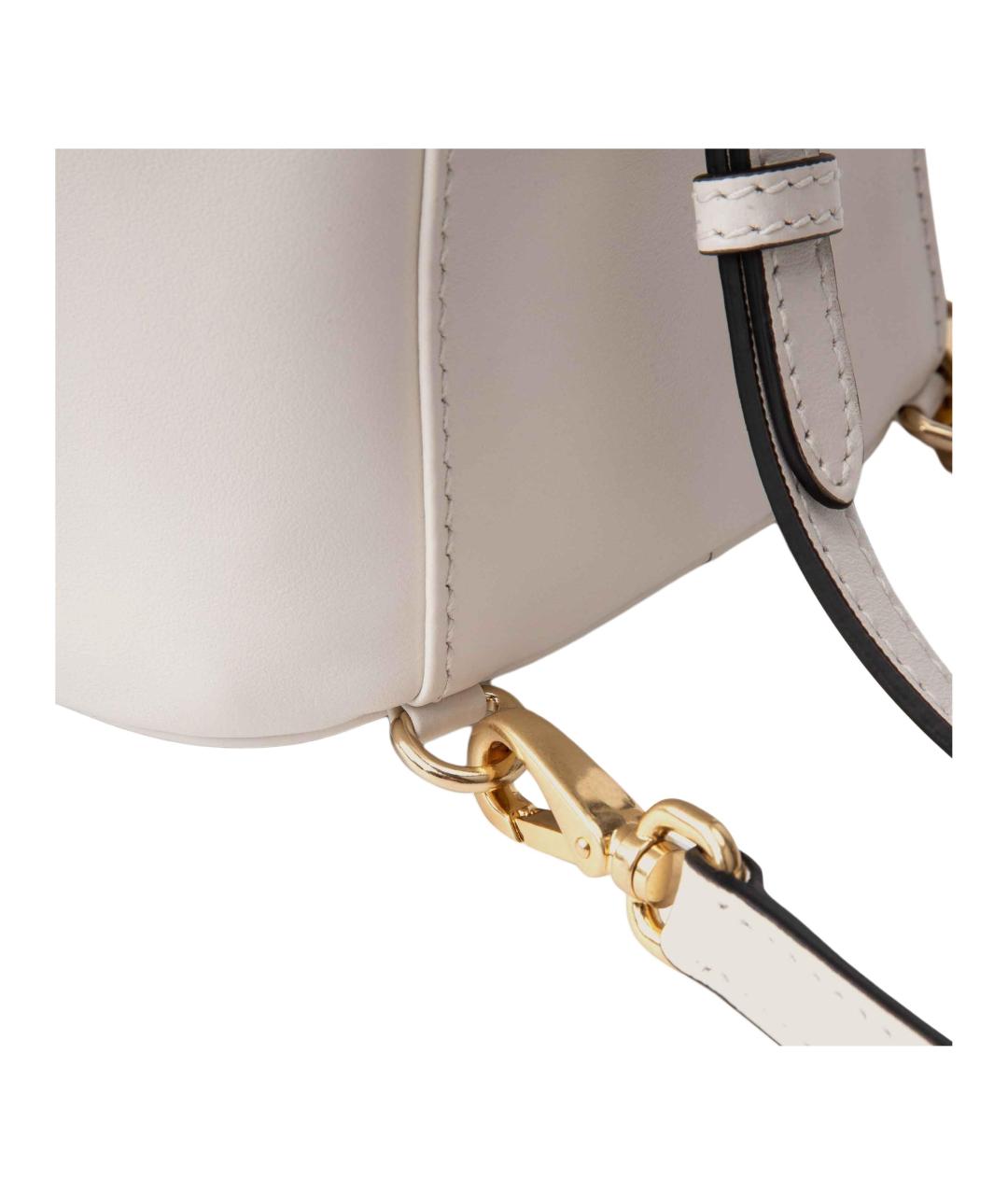 MIU MIU Белый кожаный рюкзак, фото 6