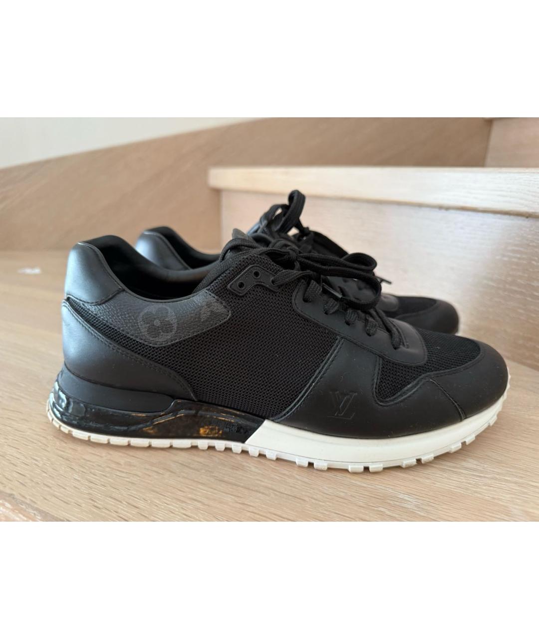 LOUIS VUITTON Черные текстильные кроссовки, фото 8