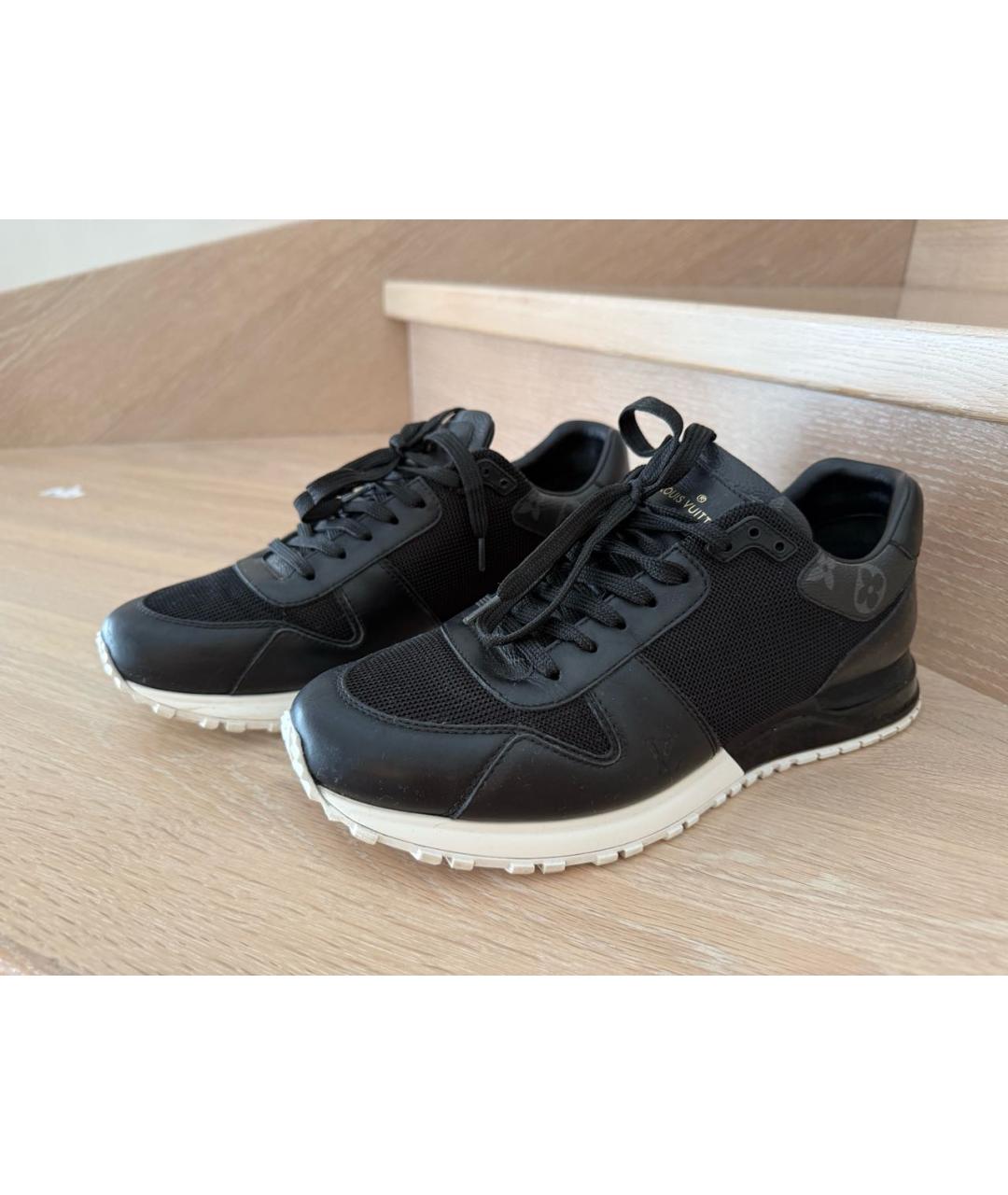 LOUIS VUITTON Черные текстильные кроссовки, фото 2