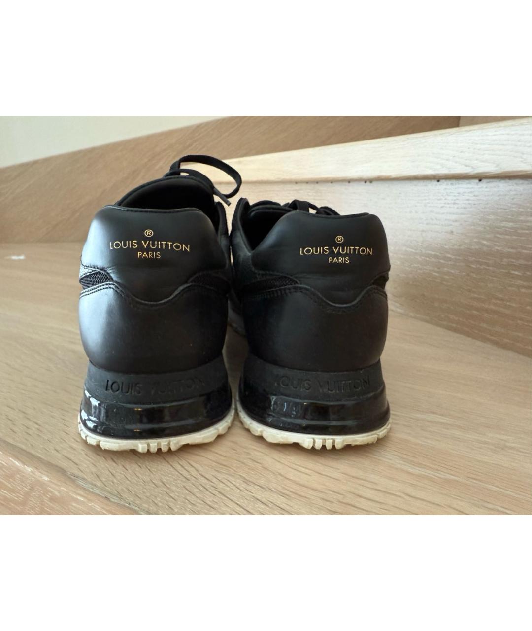 LOUIS VUITTON Черные текстильные кроссовки, фото 5