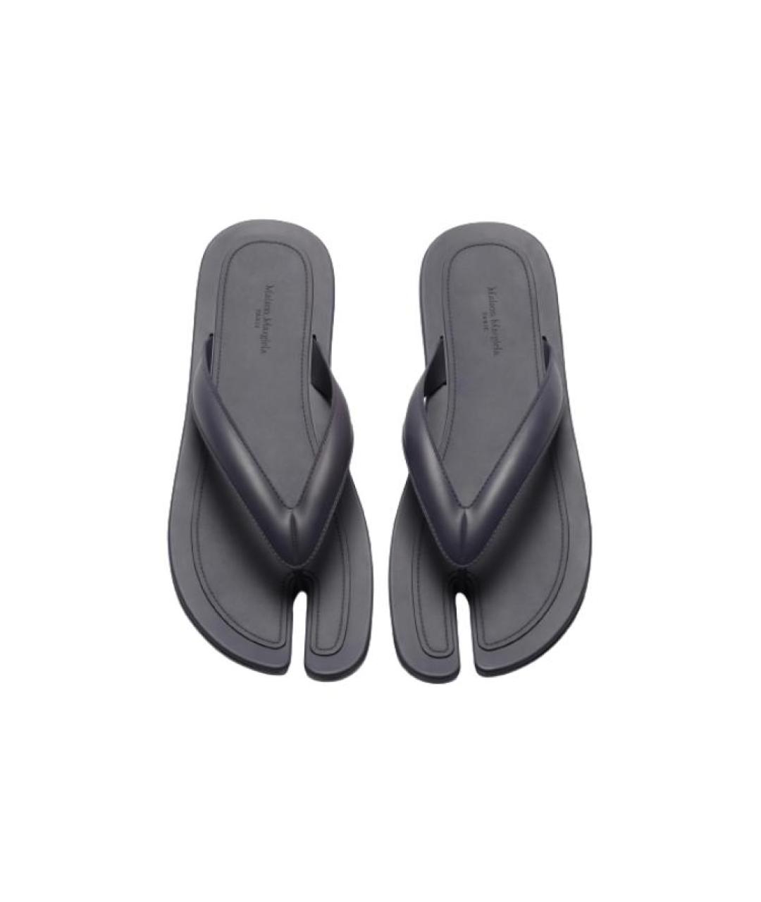 MAISON MARGIELA Серые шлепанцы, фото 2