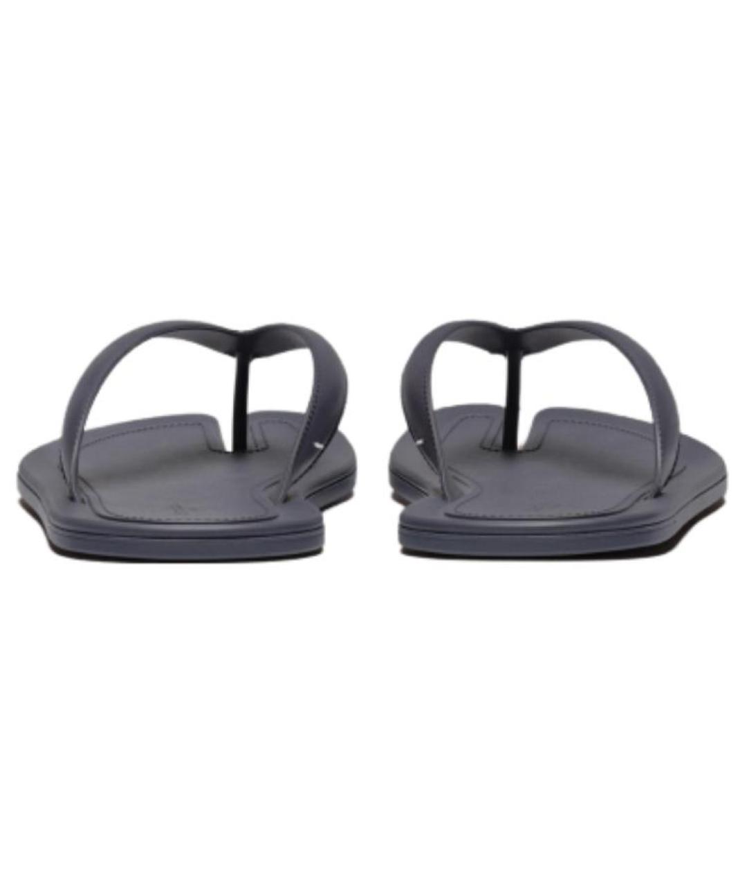 MAISON MARGIELA Серые шлепанцы, фото 4