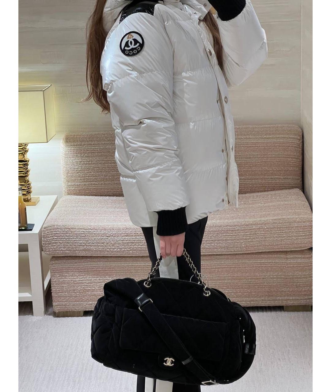 CHANEL Белый пуховик, фото 7