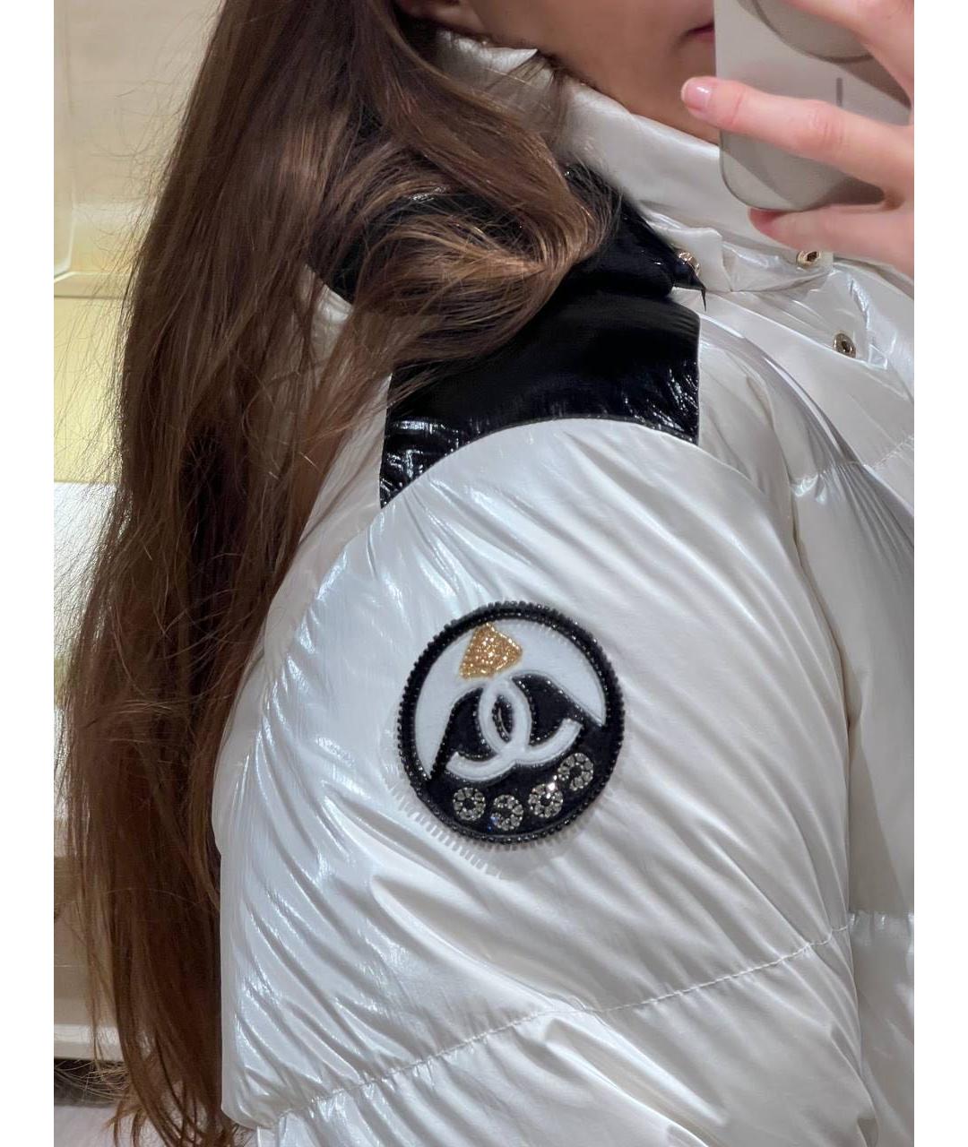 CHANEL Белый пуховик, фото 8