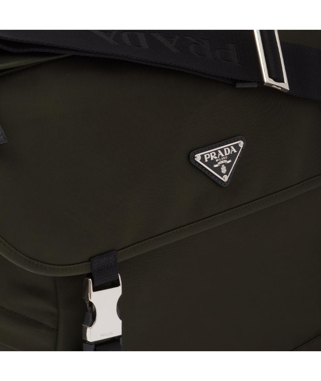 PRADA Хаки сумка на плечо, фото 4