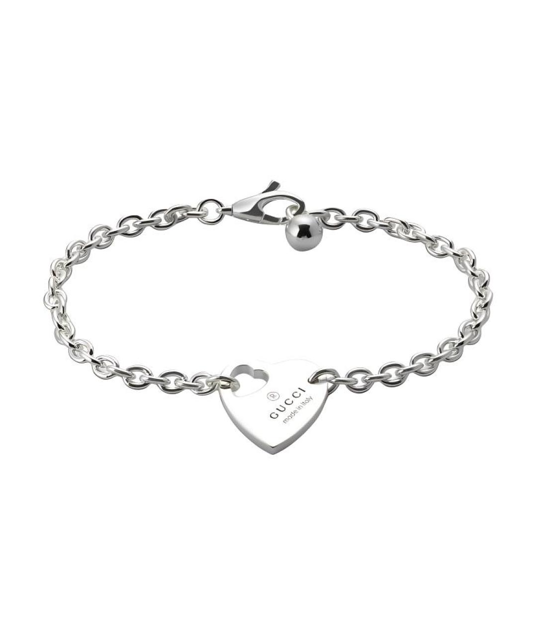 GUCCI Серебрянный серебряный браслет, фото 1