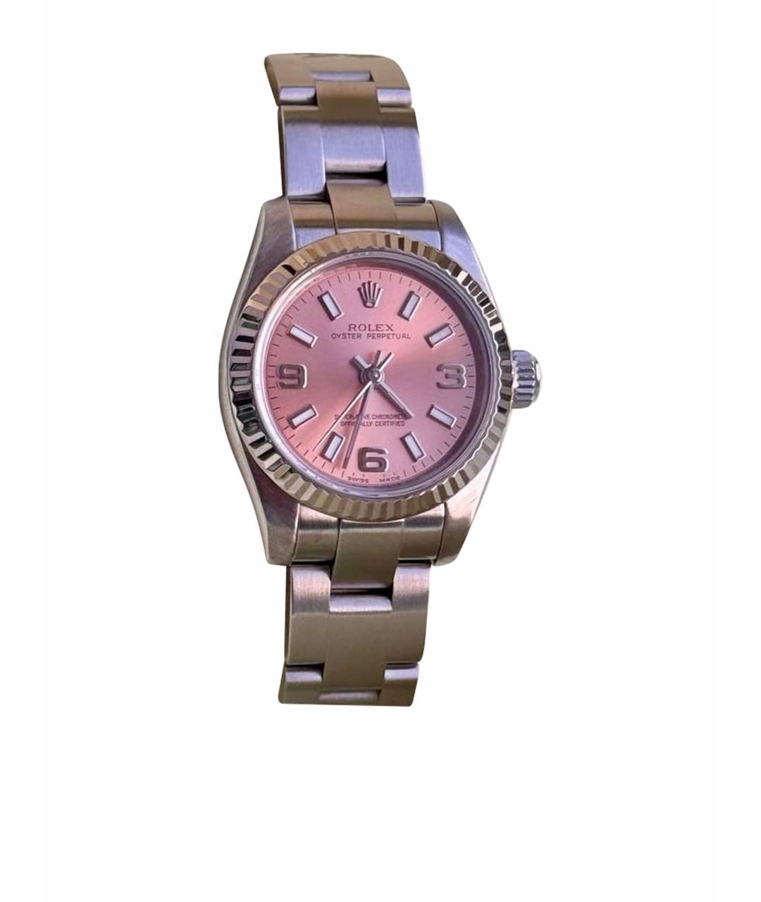 ROLEX Розовые часы, фото 1