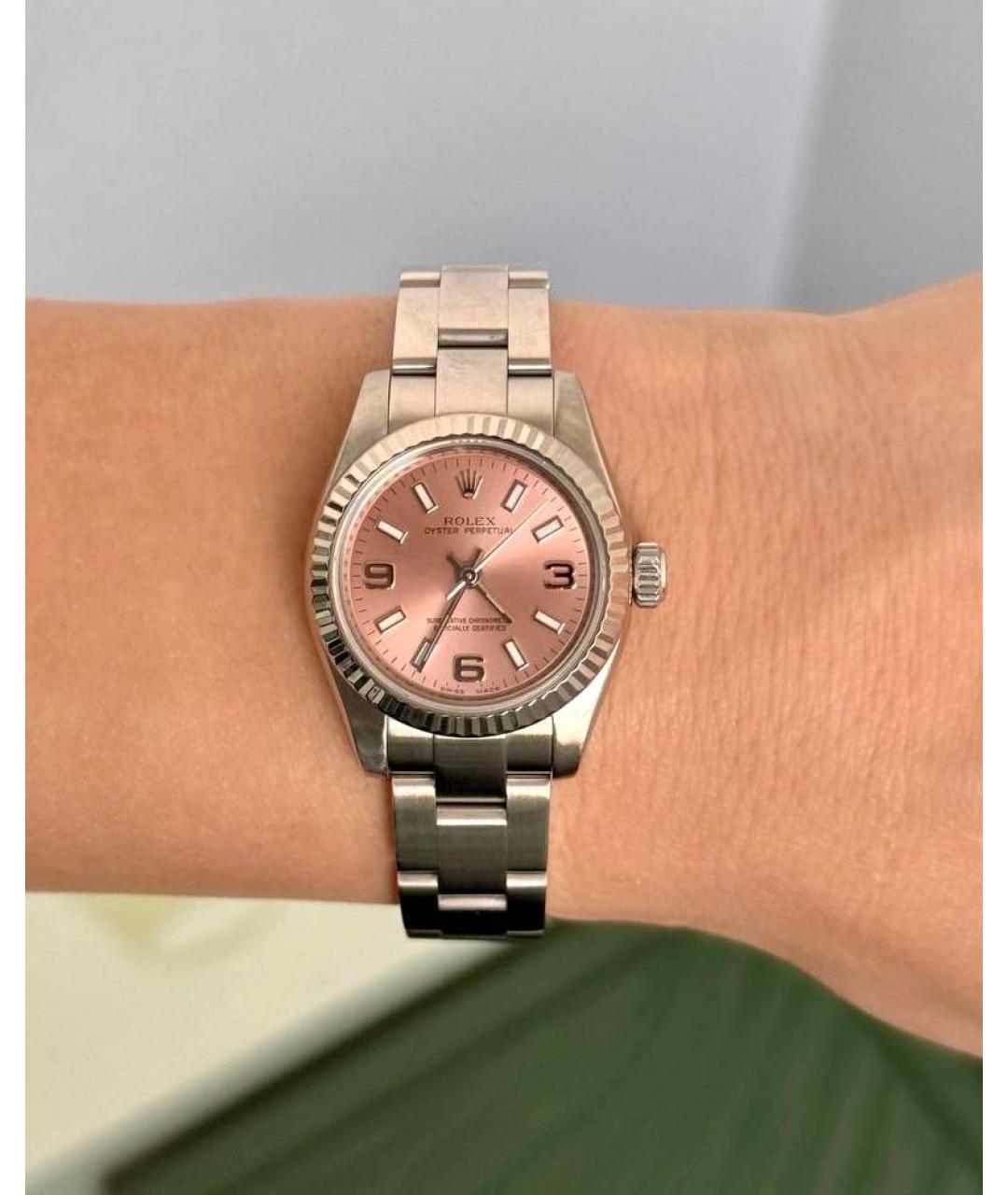 ROLEX Розовые часы, фото 7