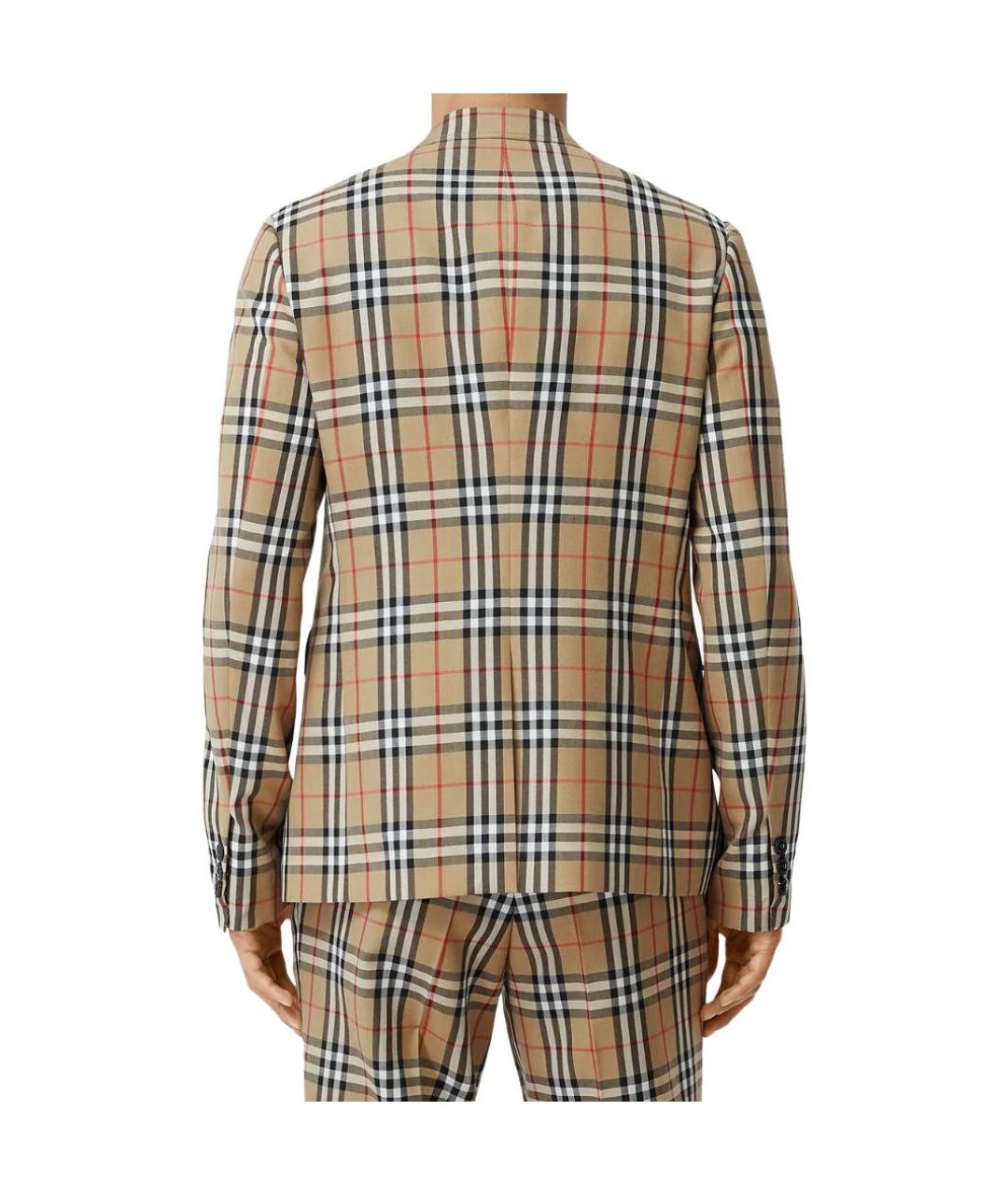 BURBERRY Бежевый классический костюм, фото 4