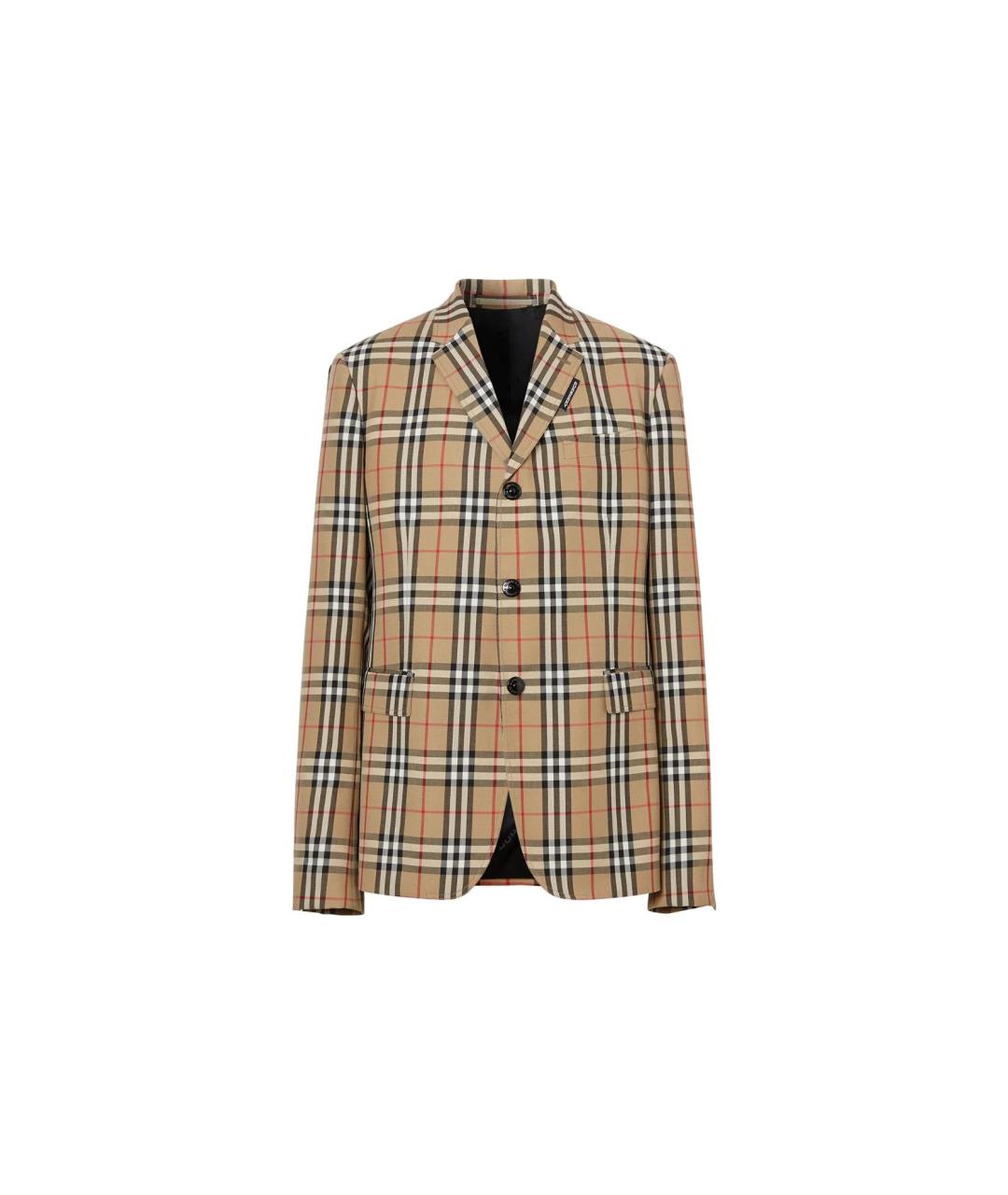 BURBERRY Бежевый классический костюм, фото 2